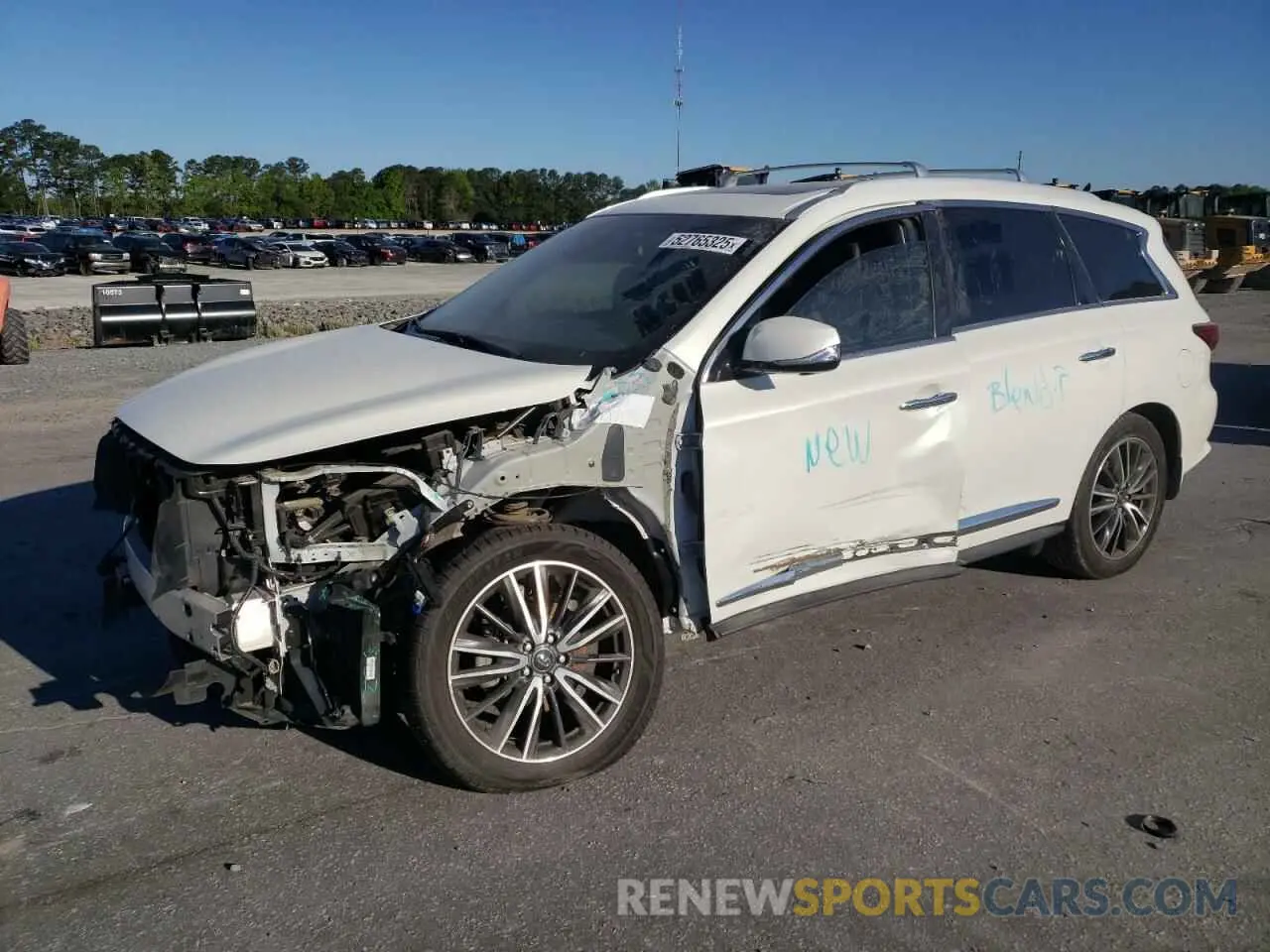 1 Photograph of a damaged car 5N1DL0MM9LC544470 INFINITI QX60 2020