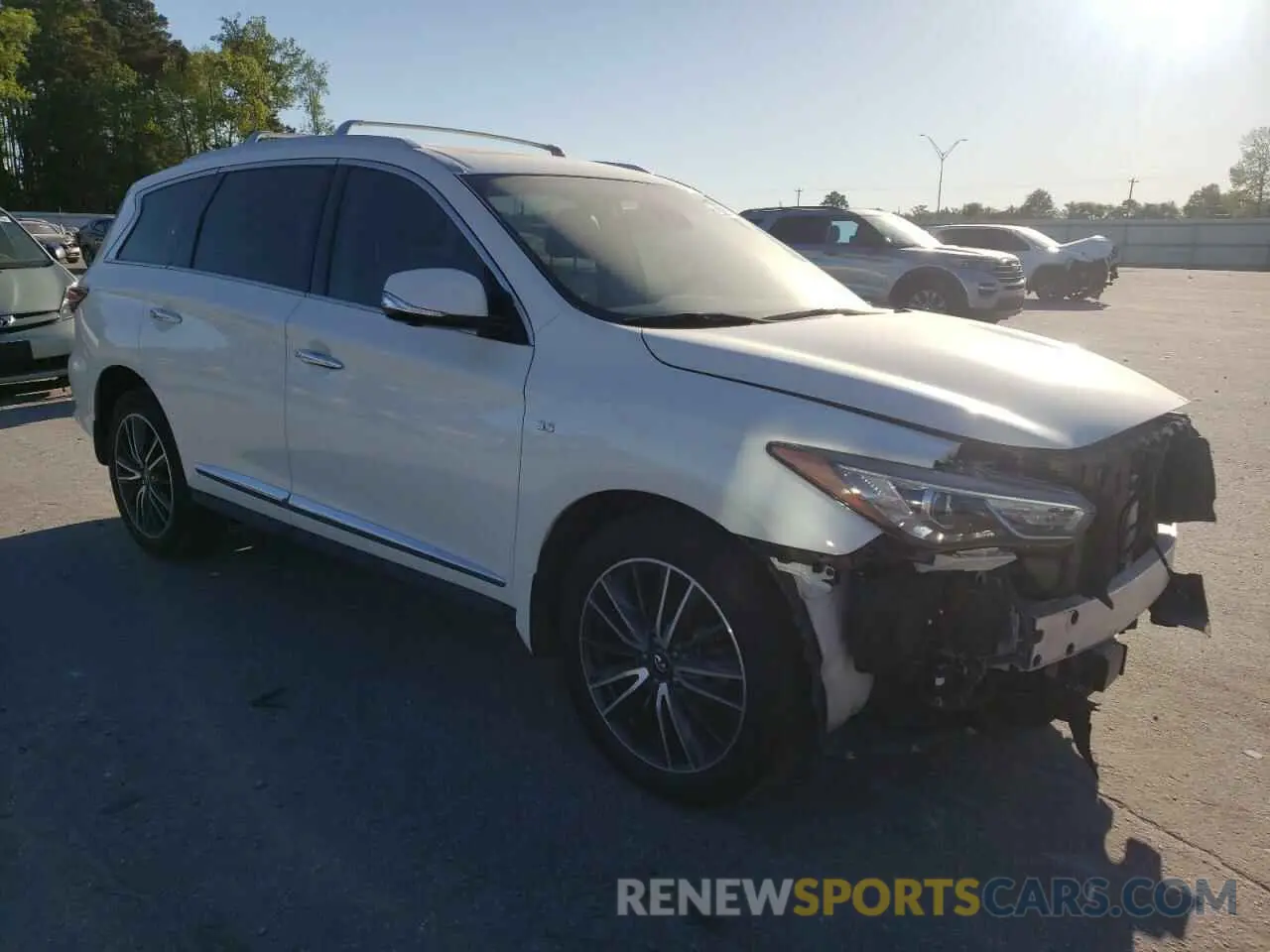 4 Photograph of a damaged car 5N1DL0MM9LC544470 INFINITI QX60 2020