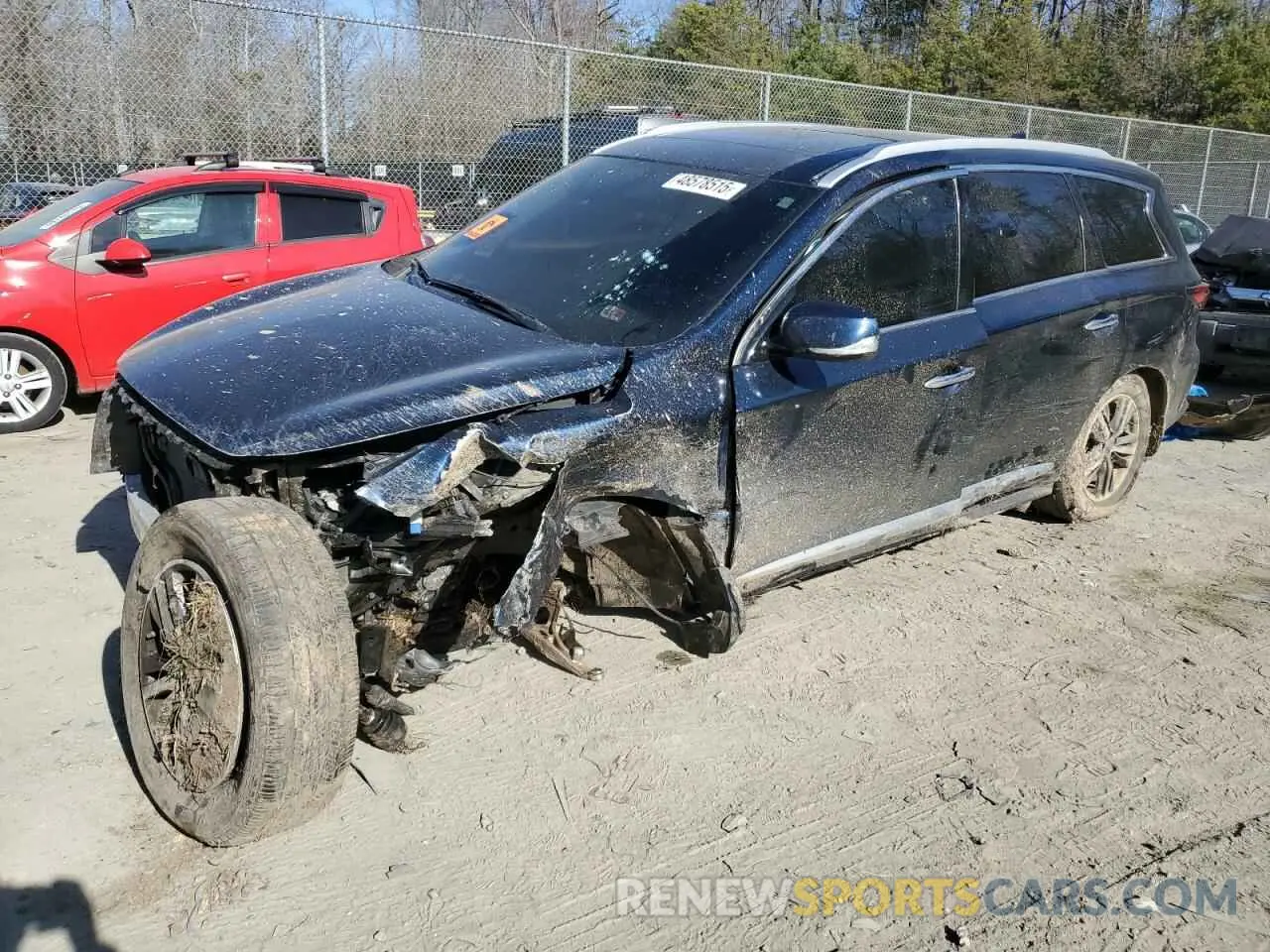 1 Photograph of a damaged car 5N1DL0MM9LC545442 INFINITI QX60 2020