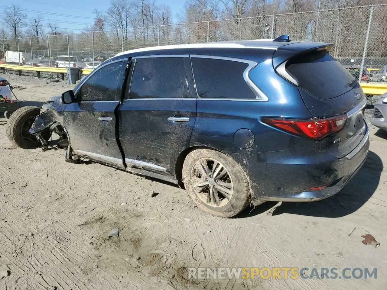 2 Photograph of a damaged car 5N1DL0MM9LC545442 INFINITI QX60 2020