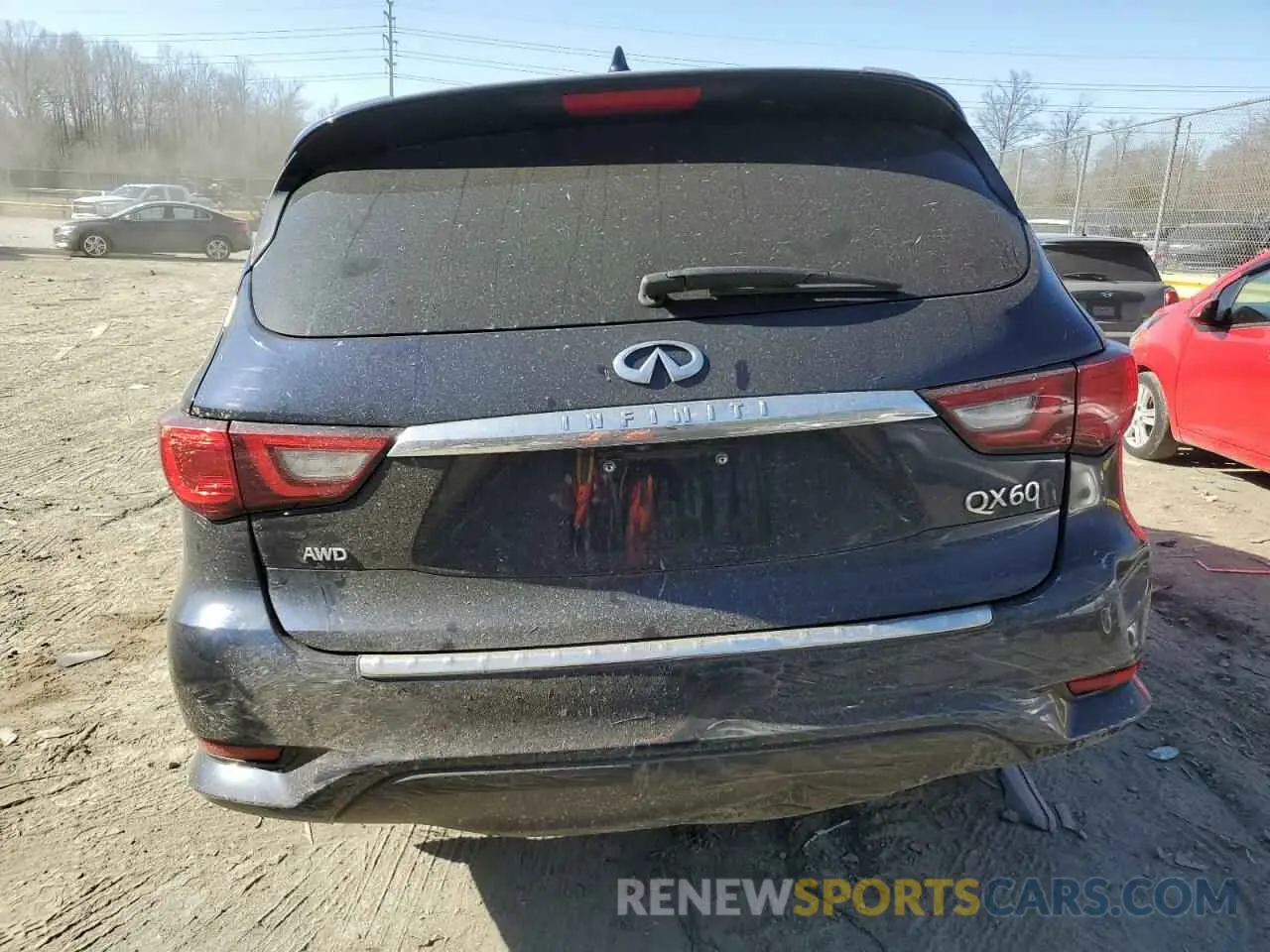 6 Photograph of a damaged car 5N1DL0MM9LC545442 INFINITI QX60 2020