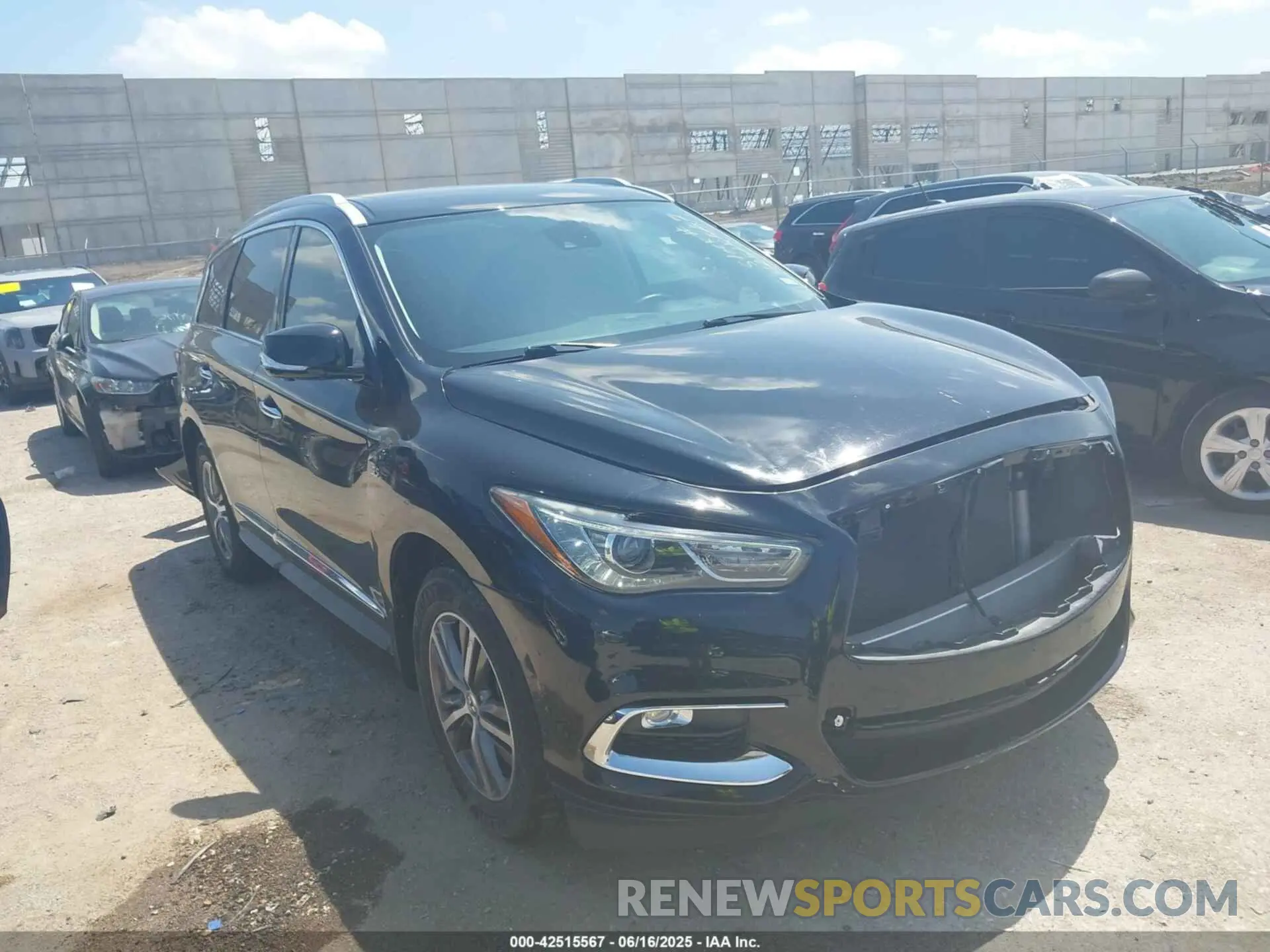 1 Photograph of a damaged car 5N1DL0MMXLC502566 INFINITI QX60 2020