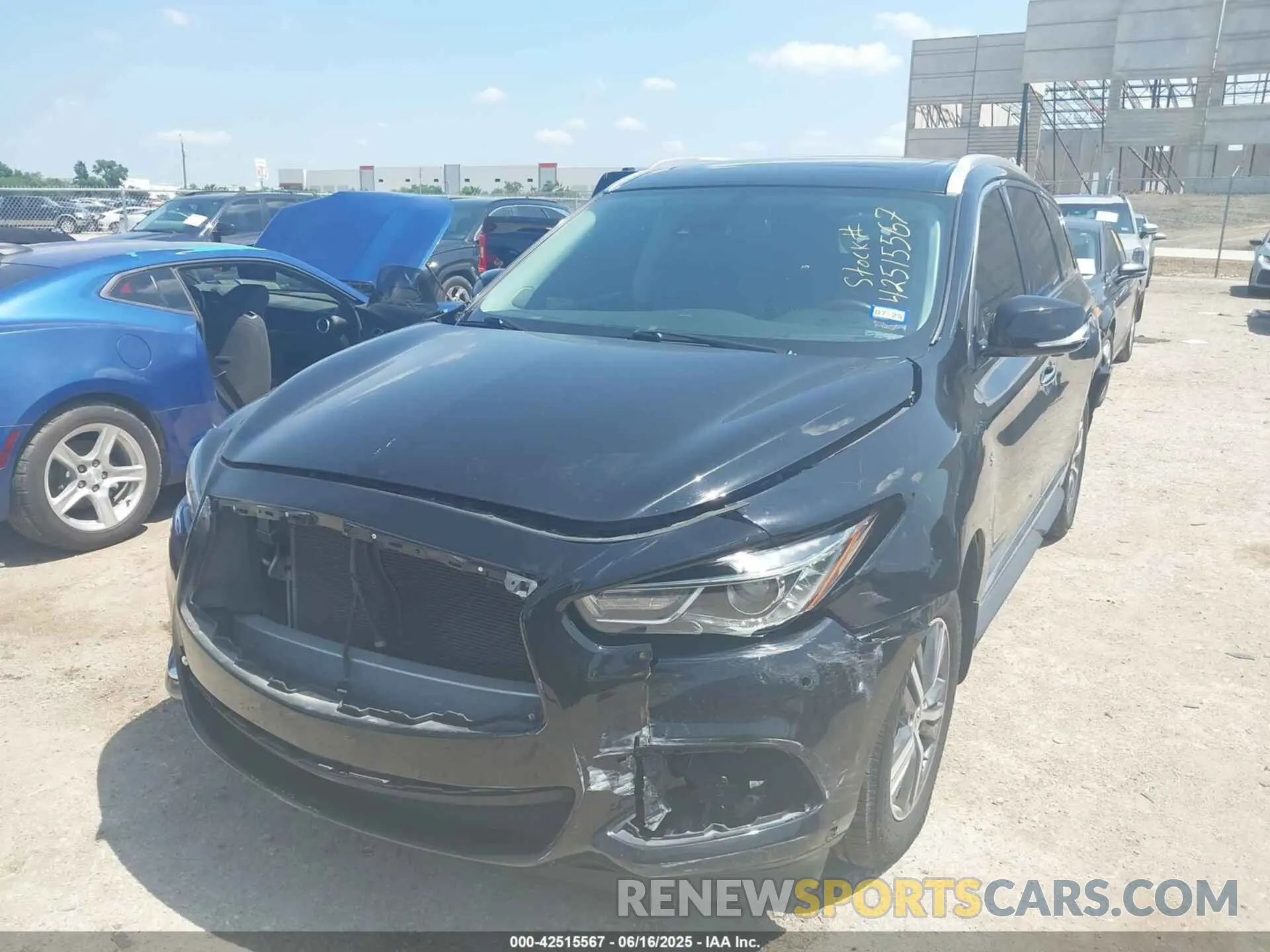 2 Photograph of a damaged car 5N1DL0MMXLC502566 INFINITI QX60 2020