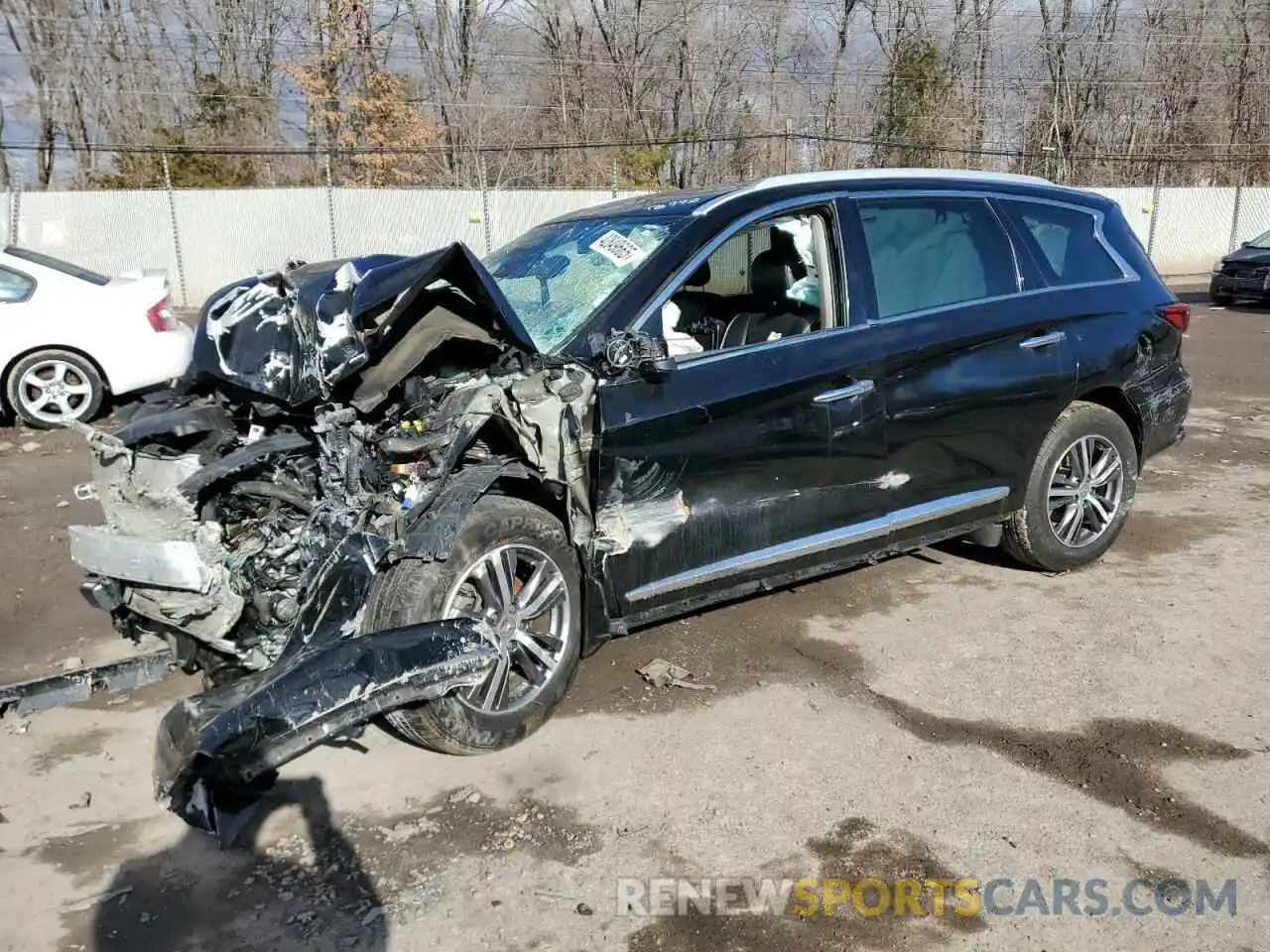 1 Photograph of a damaged car 5N1DL0MMXLC522557 INFINITI QX60 2020