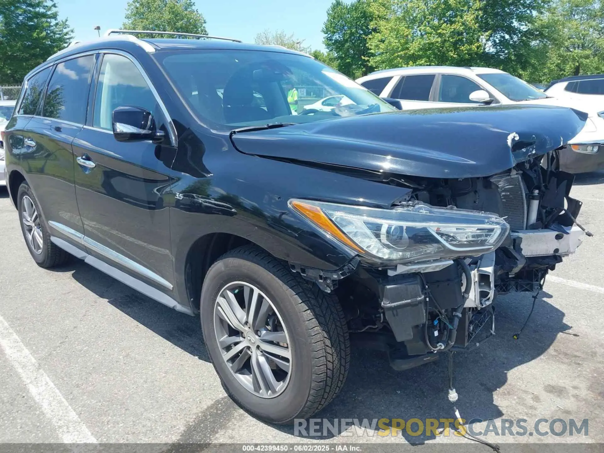1 Photograph of a damaged car 5N1DL0MMXLC523627 INFINITI QX60 2020