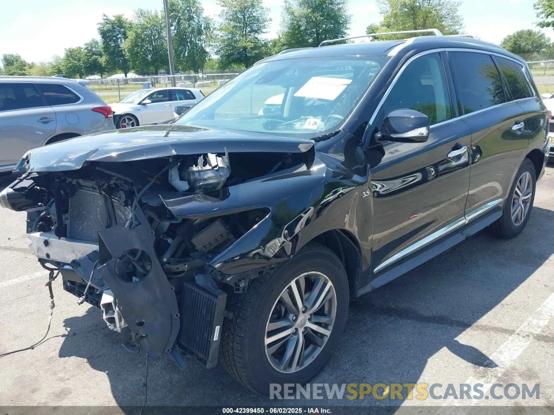 2 Photograph of a damaged car 5N1DL0MMXLC523627 INFINITI QX60 2020