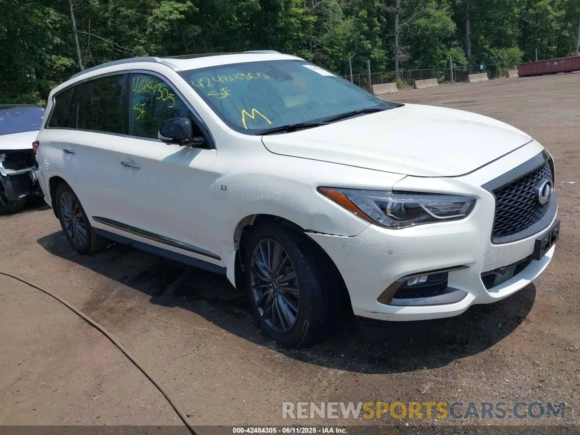 1 Photograph of a damaged car 5N1DL0MMXLC534532 INFINITI QX60 2020