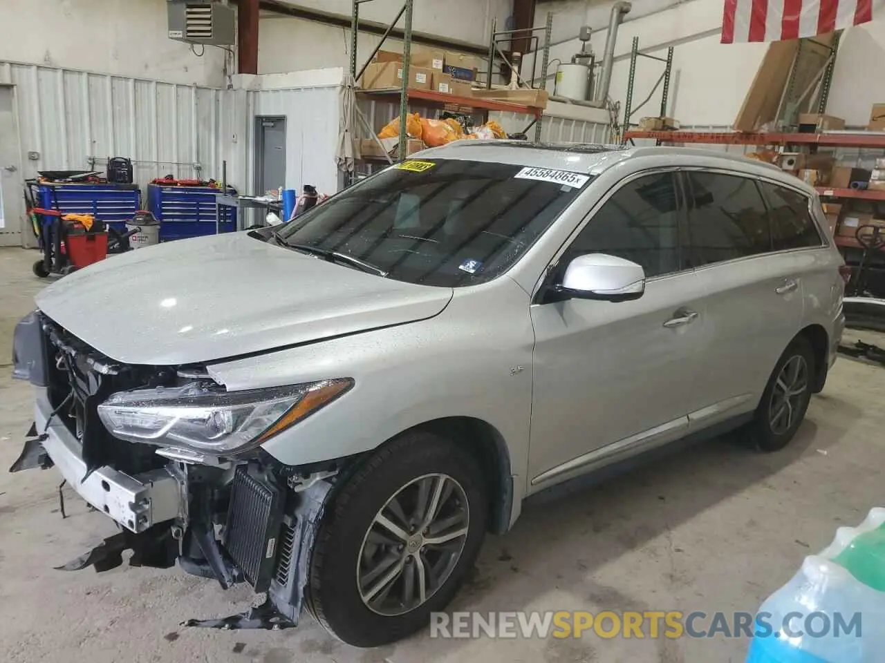 1 Photograph of a damaged car 5N1DL0MN0LC522818 INFINITI QX60 2020