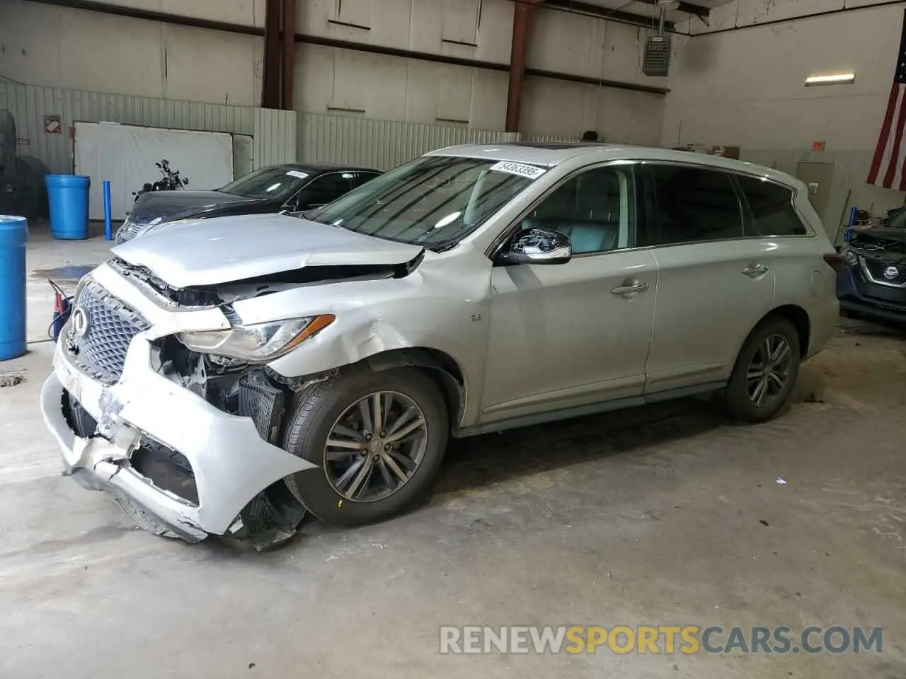 1 Photograph of a damaged car 5N1DL0MN0LC524245 INFINITI QX60 2020