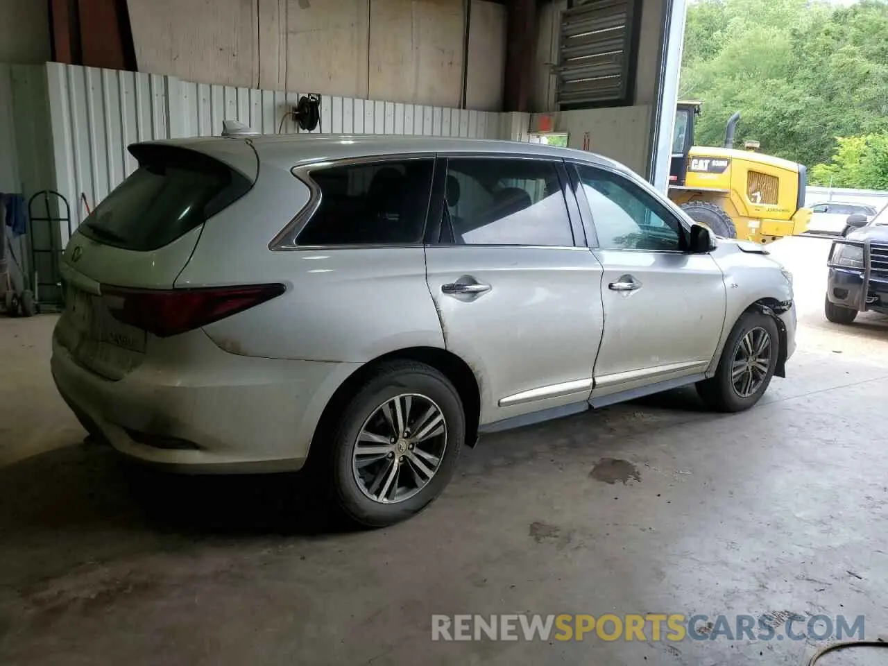3 Photograph of a damaged car 5N1DL0MN0LC524245 INFINITI QX60 2020