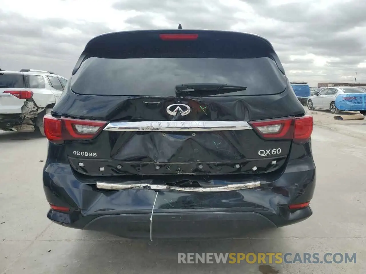 6 Photograph of a damaged car 5N1DL0MN1LC501752 INFINITI QX60 2020
