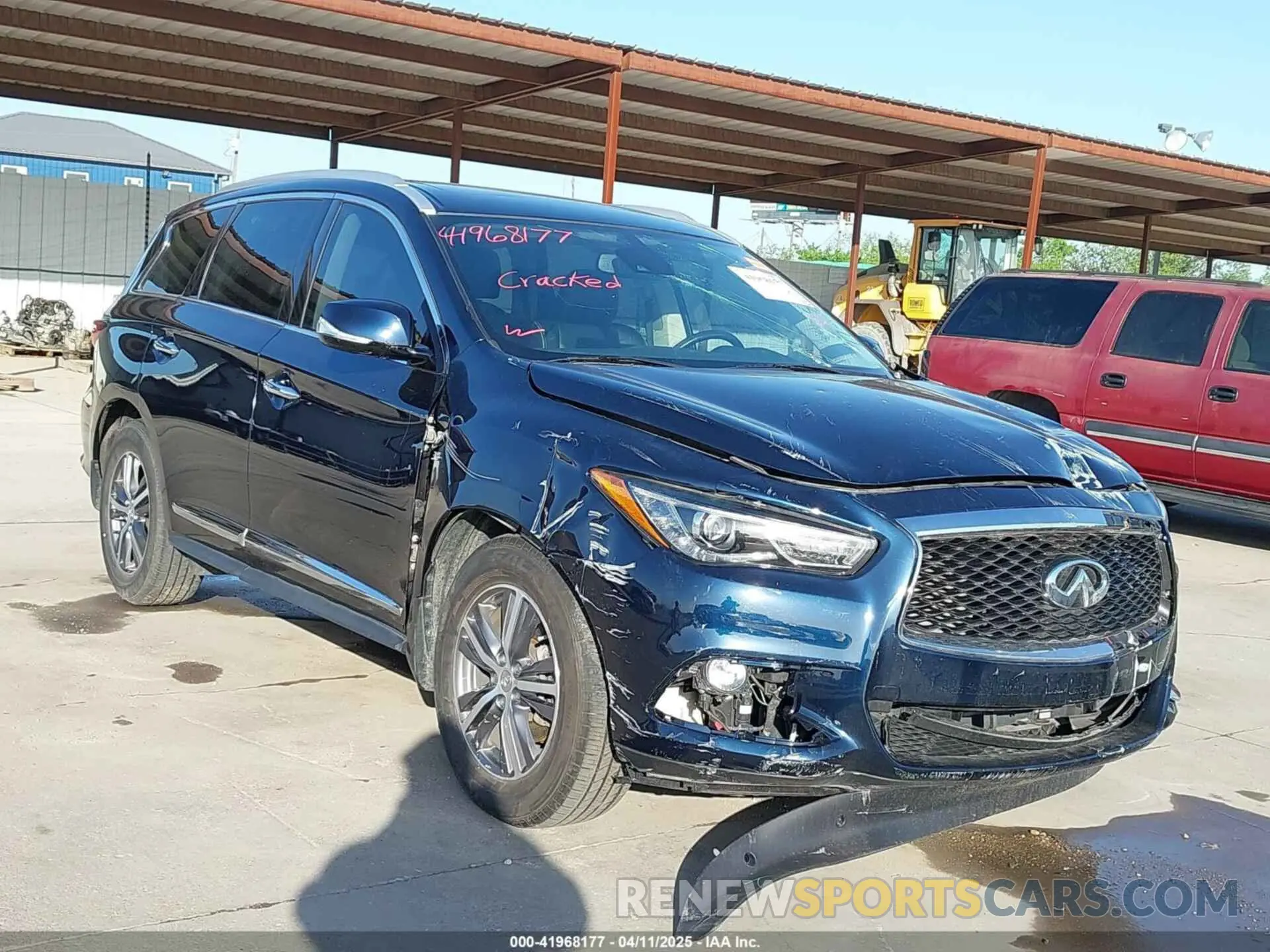 1 Photograph of a damaged car 5N1DL0MN1LC506501 INFINITI QX60 2020