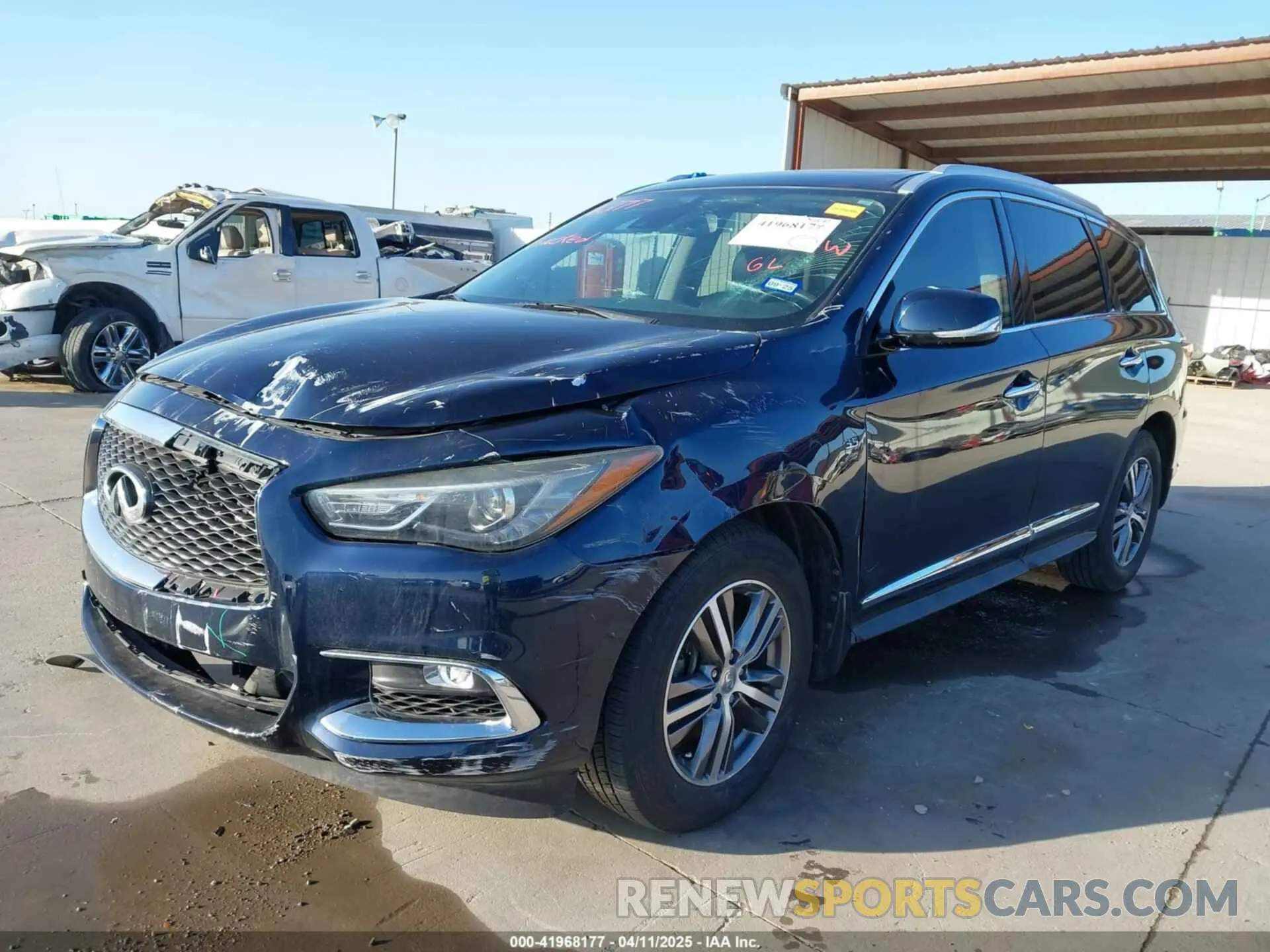 2 Photograph of a damaged car 5N1DL0MN1LC506501 INFINITI QX60 2020