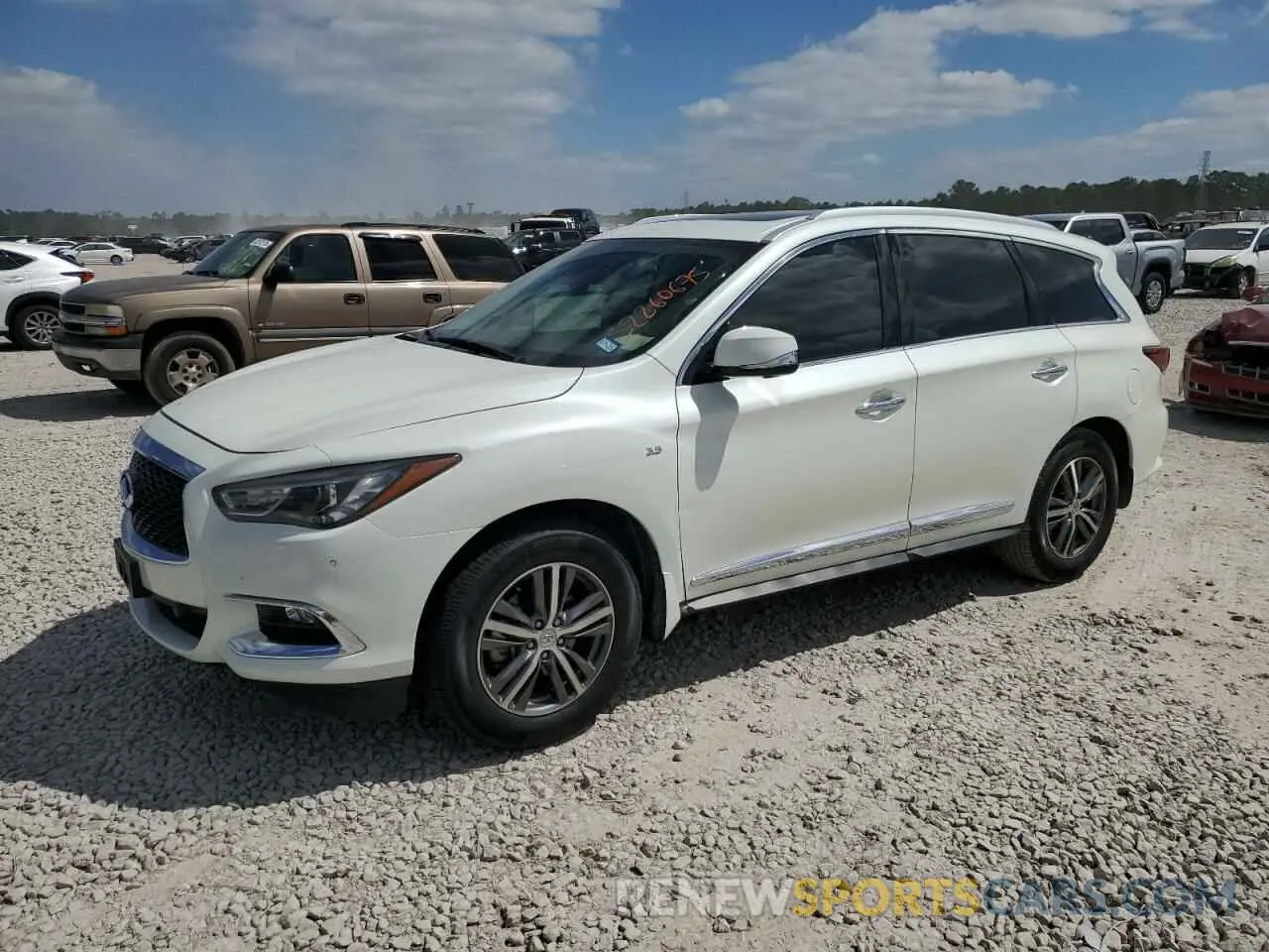 1 Photograph of a damaged car 5N1DL0MN1LC508460 INFINITI QX60 2020