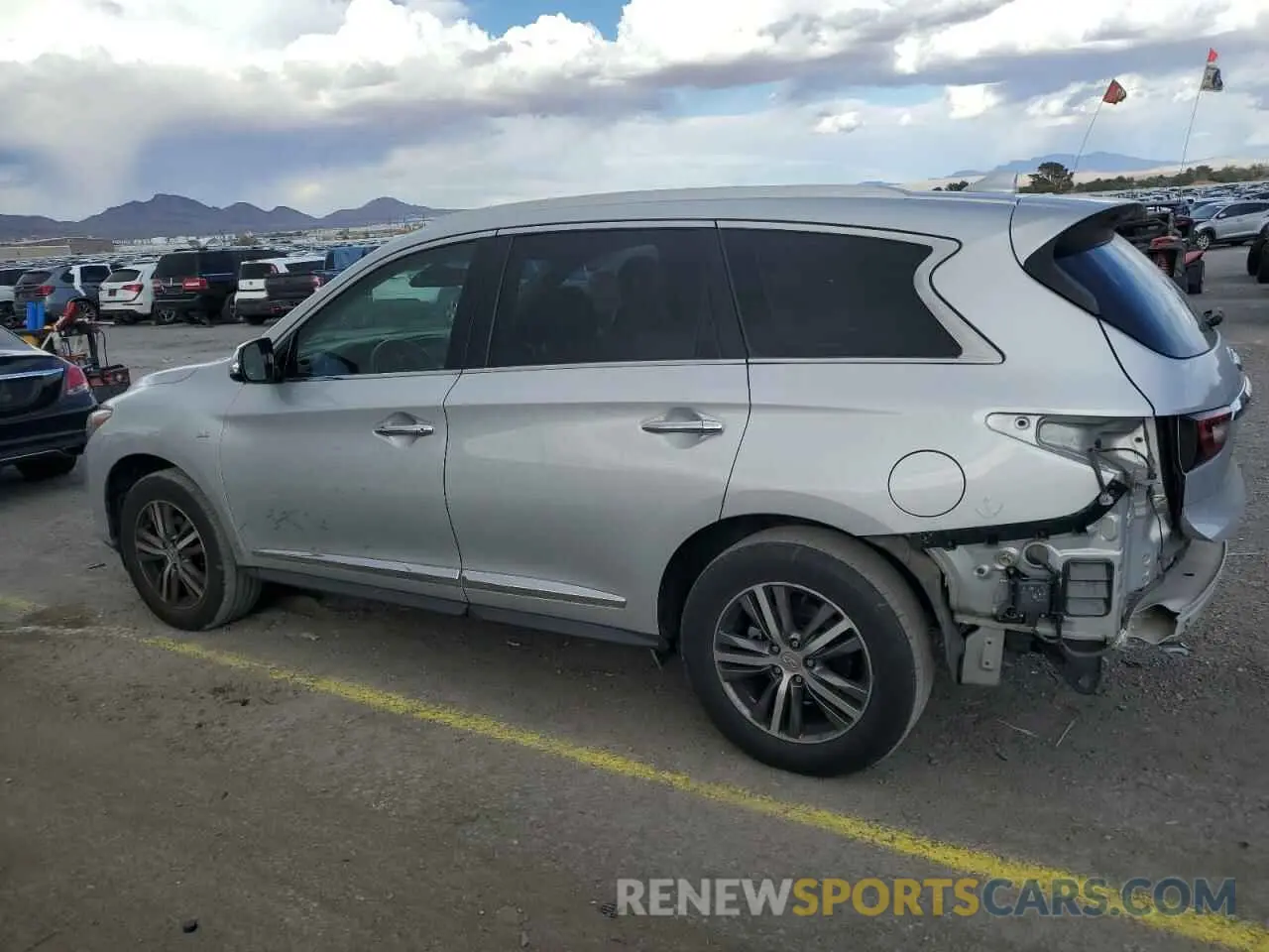 2 Photograph of a damaged car 5N1DL0MN1LC516168 INFINITI QX60 2020