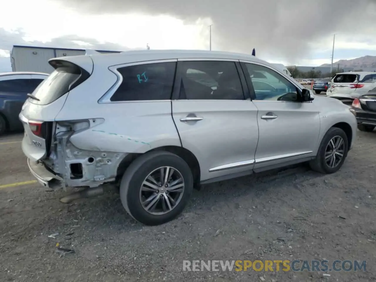 3 Photograph of a damaged car 5N1DL0MN1LC516168 INFINITI QX60 2020