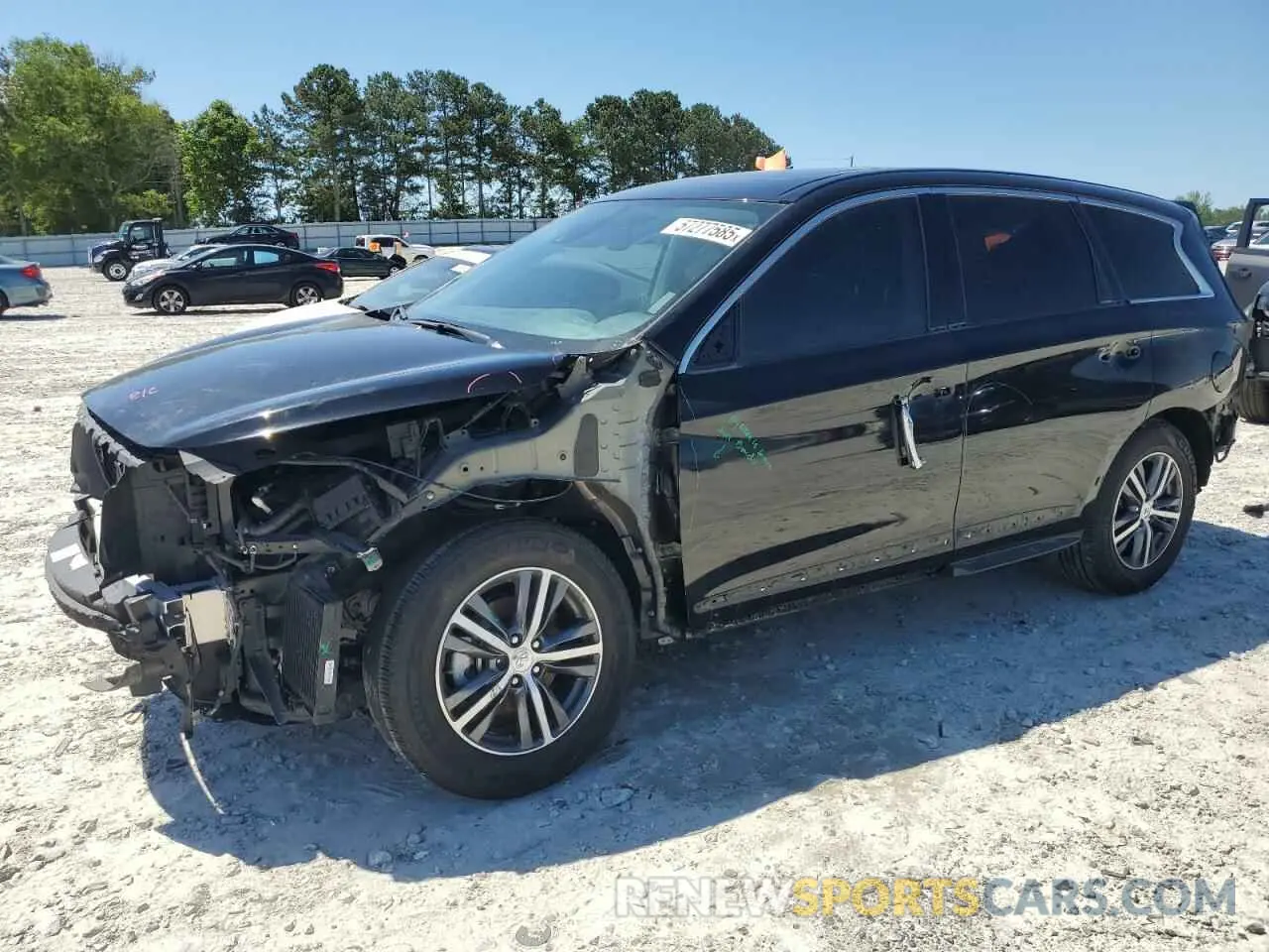 1 Photograph of a damaged car 5N1DL0MN1LC527056 INFINITI QX60 2020