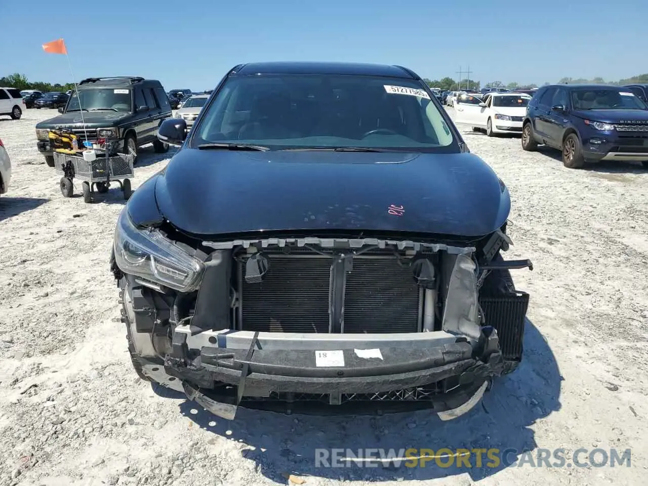 5 Photograph of a damaged car 5N1DL0MN1LC527056 INFINITI QX60 2020