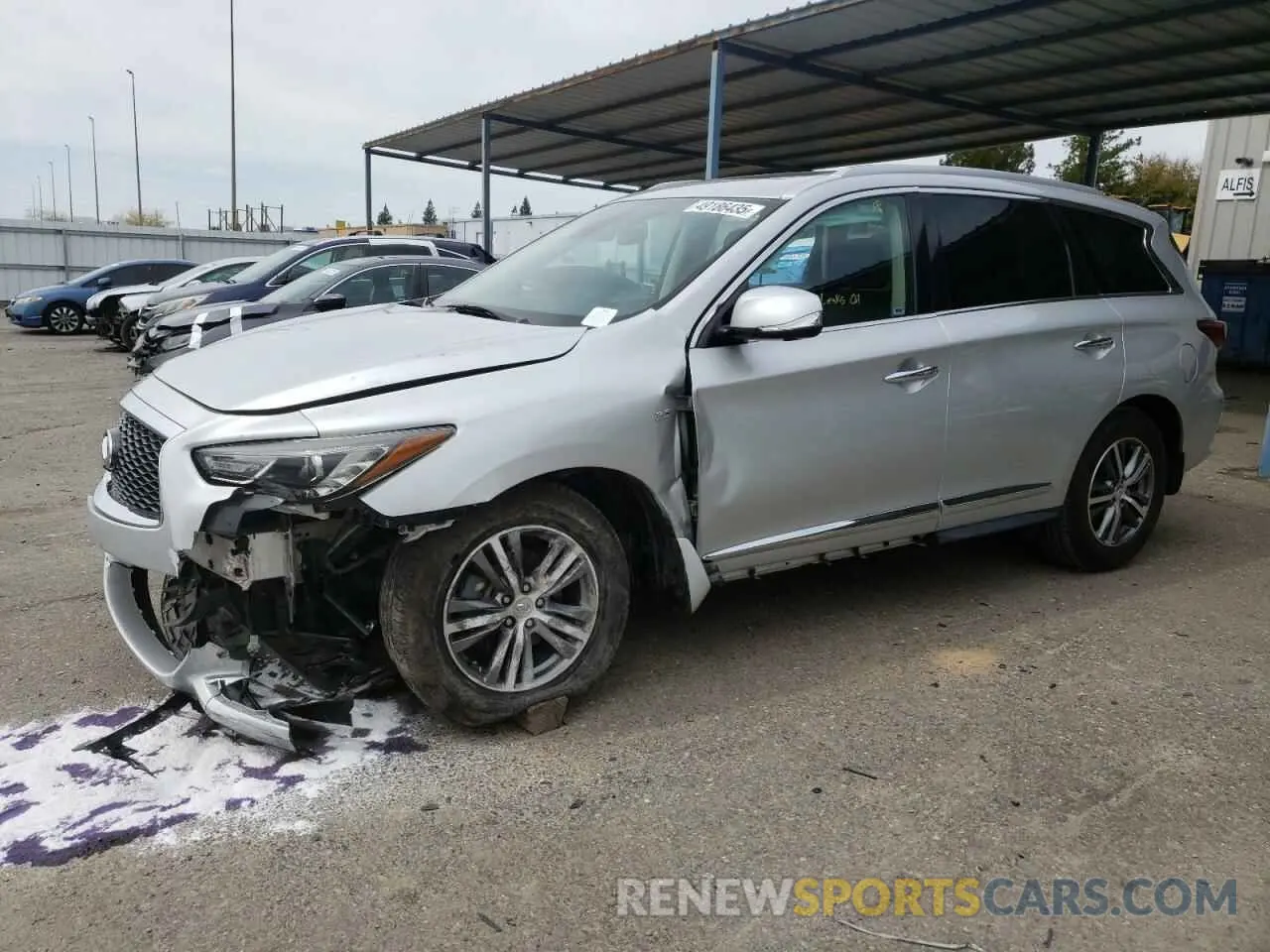 1 Photograph of a damaged car 5N1DL0MN2LC518091 INFINITI QX60 2020