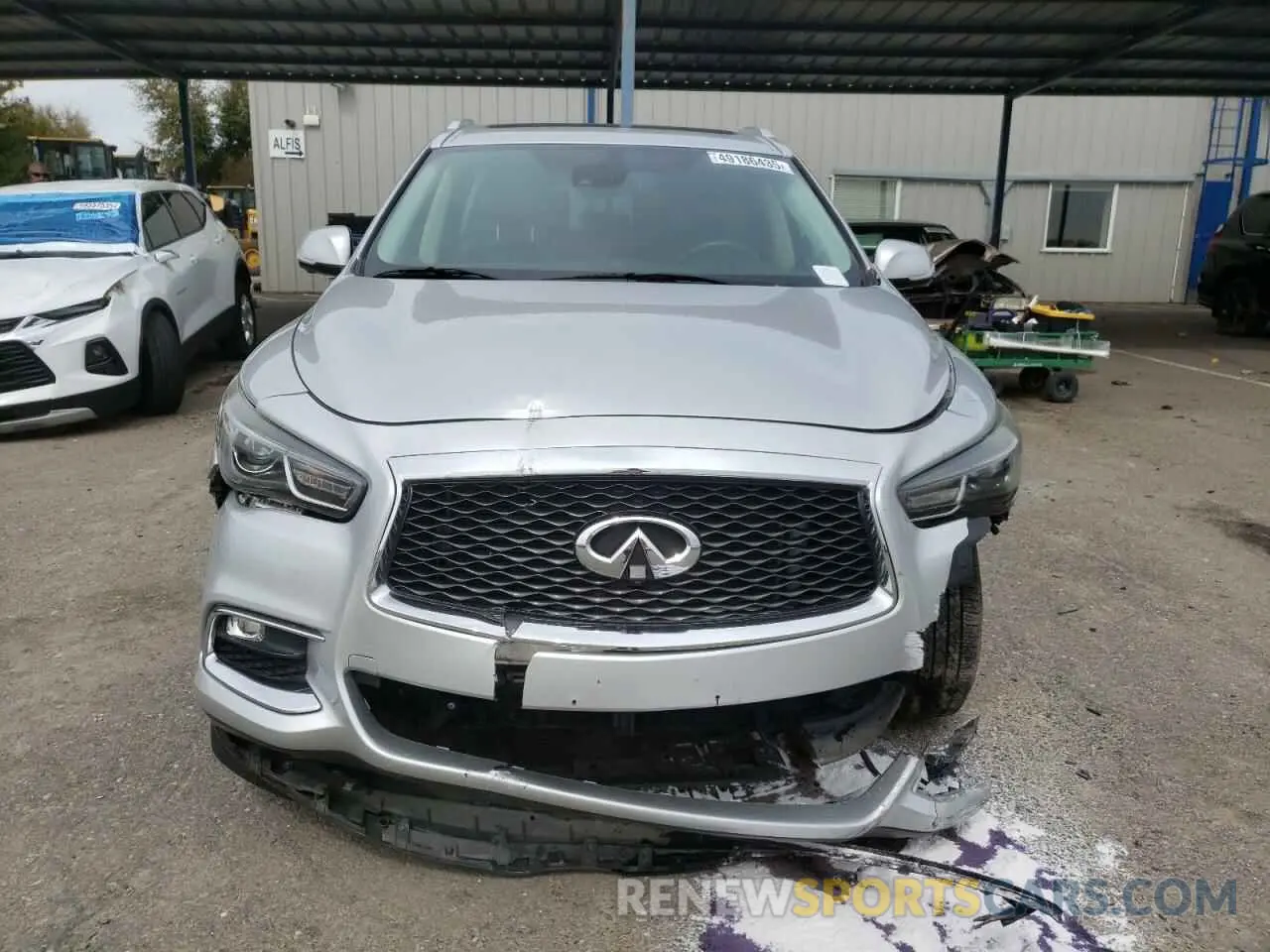 5 Photograph of a damaged car 5N1DL0MN2LC518091 INFINITI QX60 2020