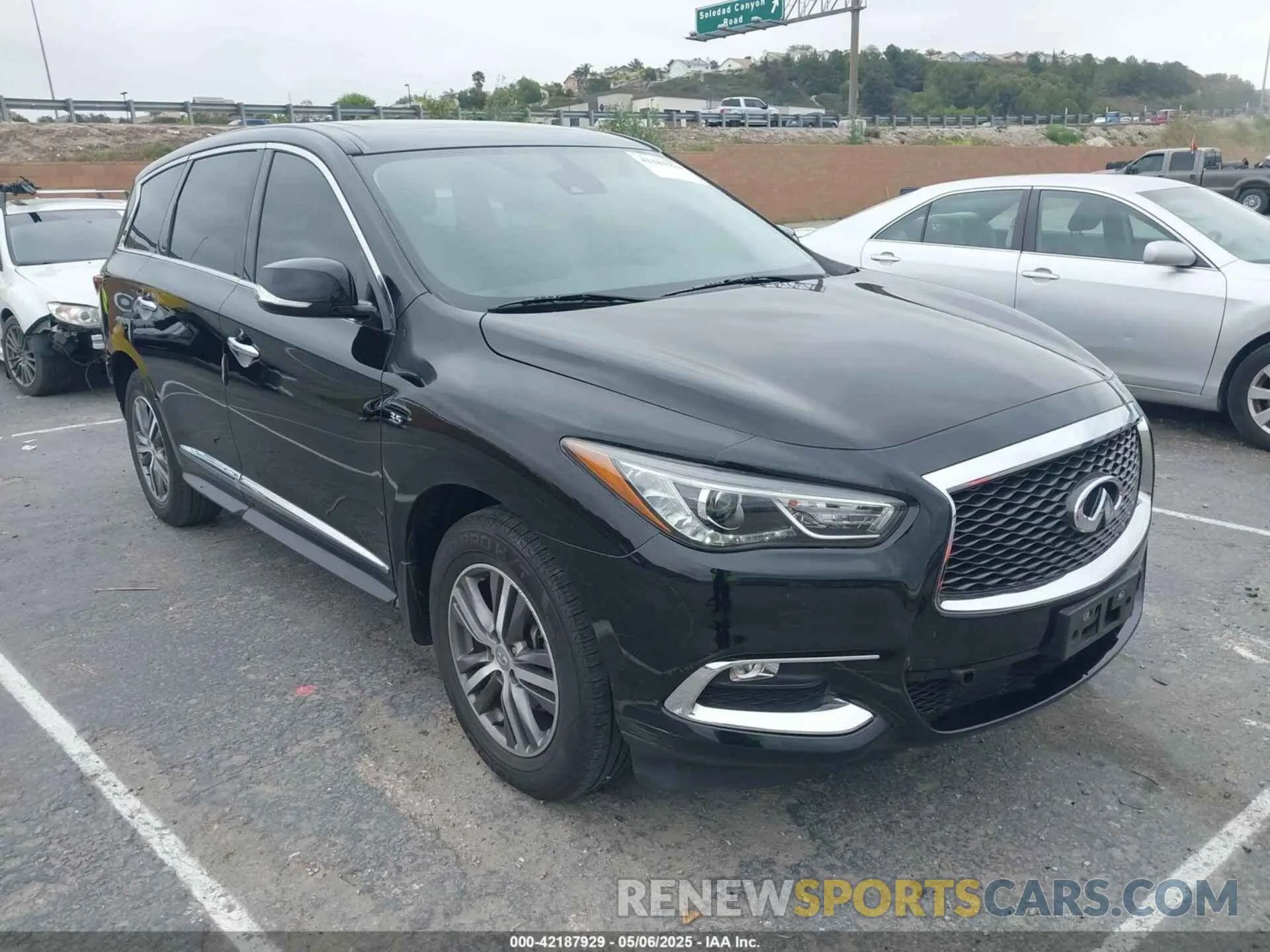 1 Photograph of a damaged car 5N1DL0MN2LC540608 INFINITI QX60 2020