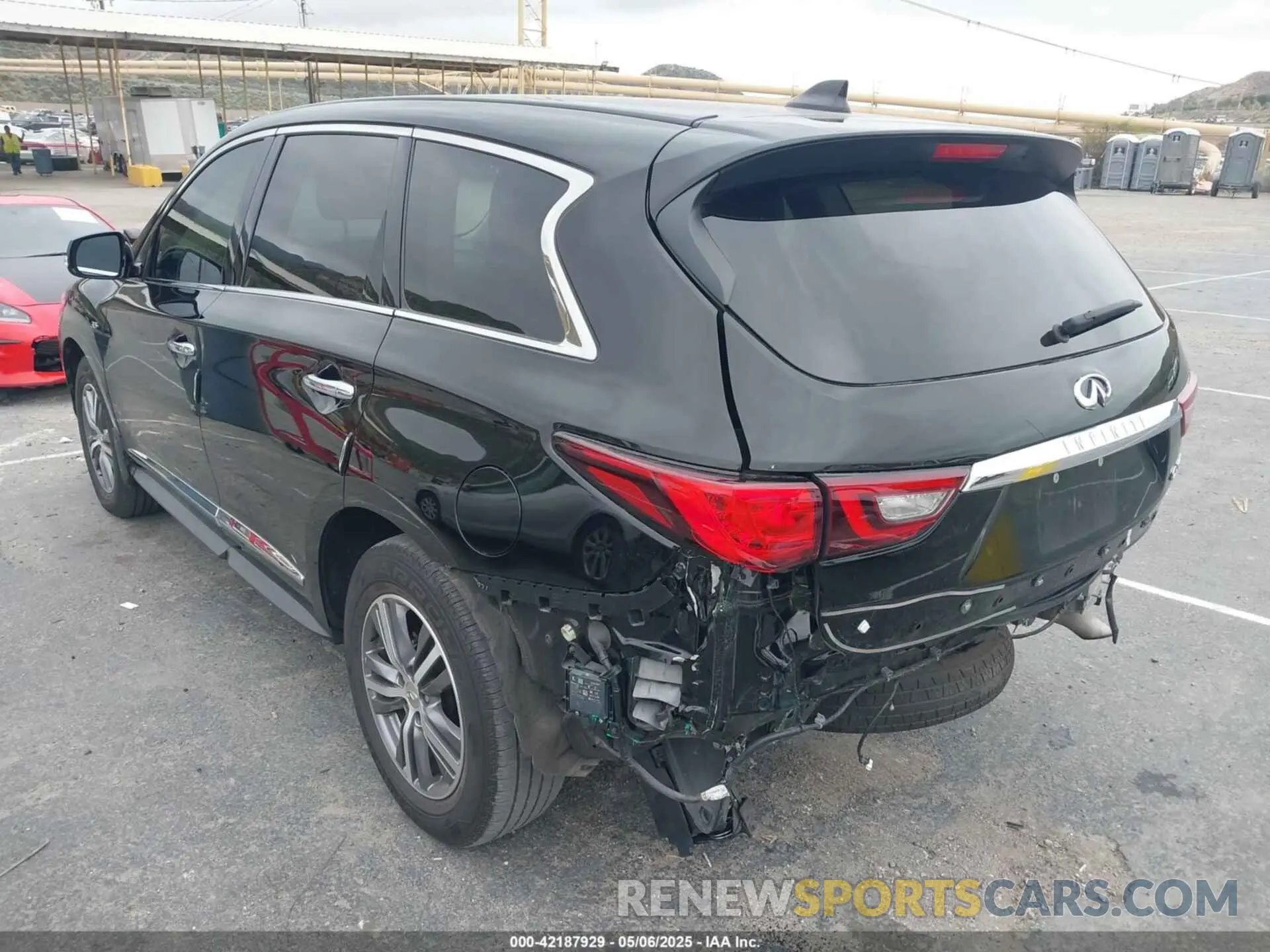 3 Photograph of a damaged car 5N1DL0MN2LC540608 INFINITI QX60 2020