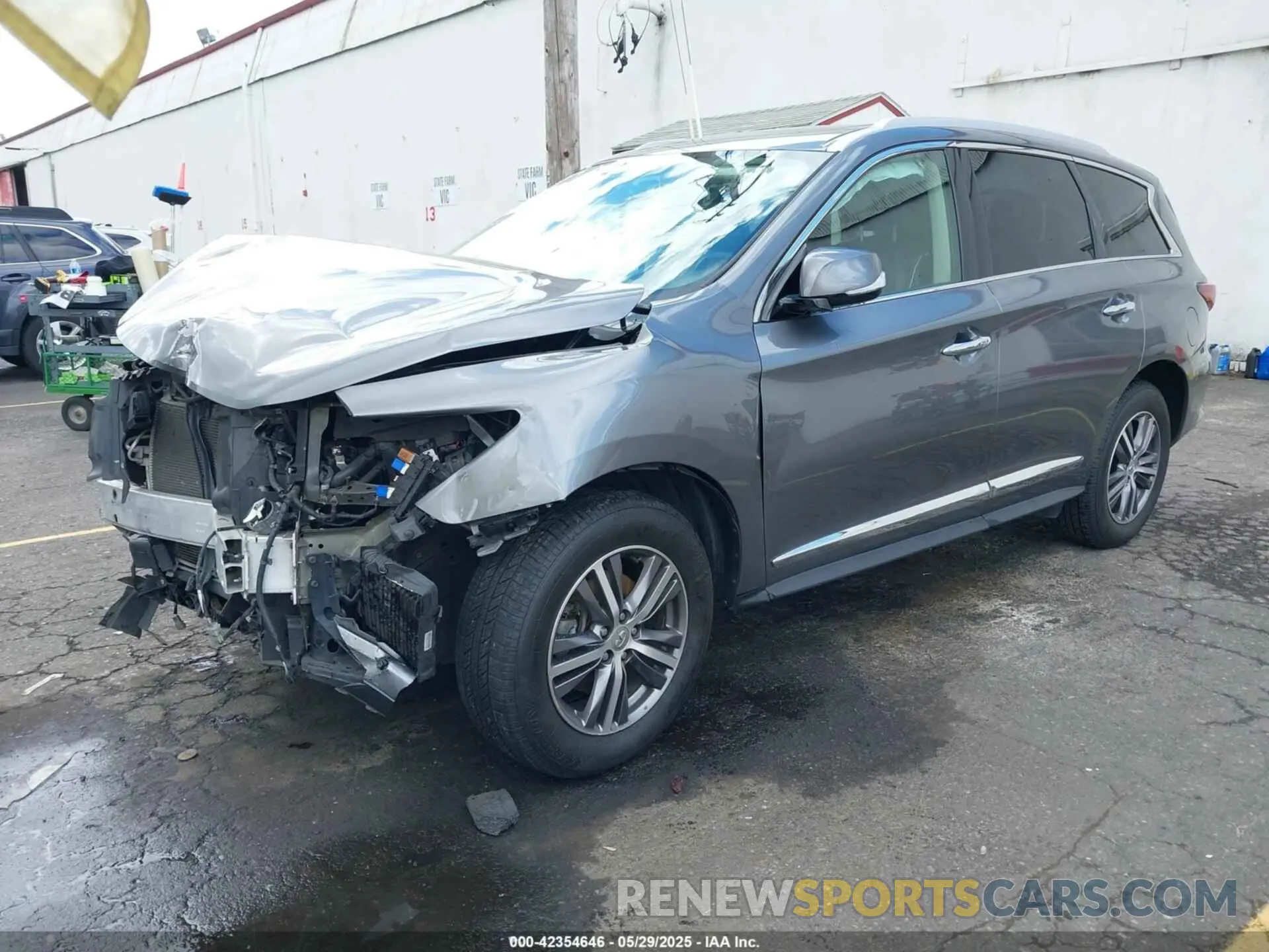 2 Photograph of a damaged car 5N1DL0MN3LC511165 INFINITI QX60 2020
