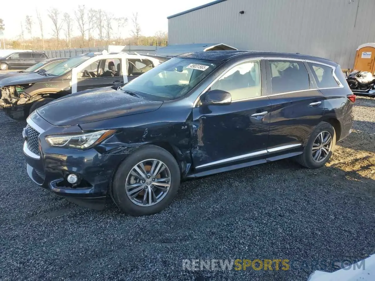 1 Photograph of a damaged car 5N1DL0MN3LC514213 INFINITI QX60 2020