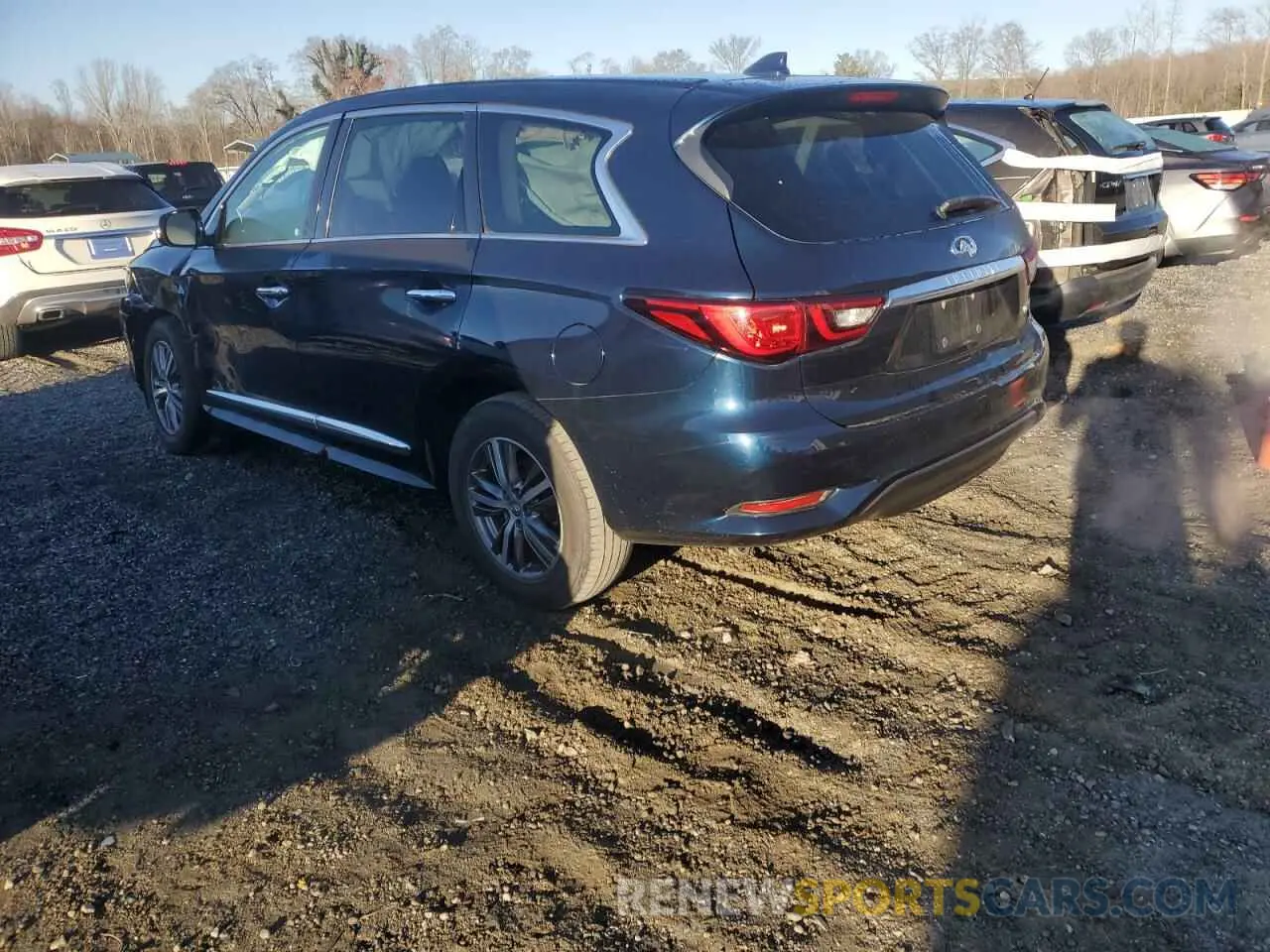 2 Photograph of a damaged car 5N1DL0MN3LC514213 INFINITI QX60 2020
