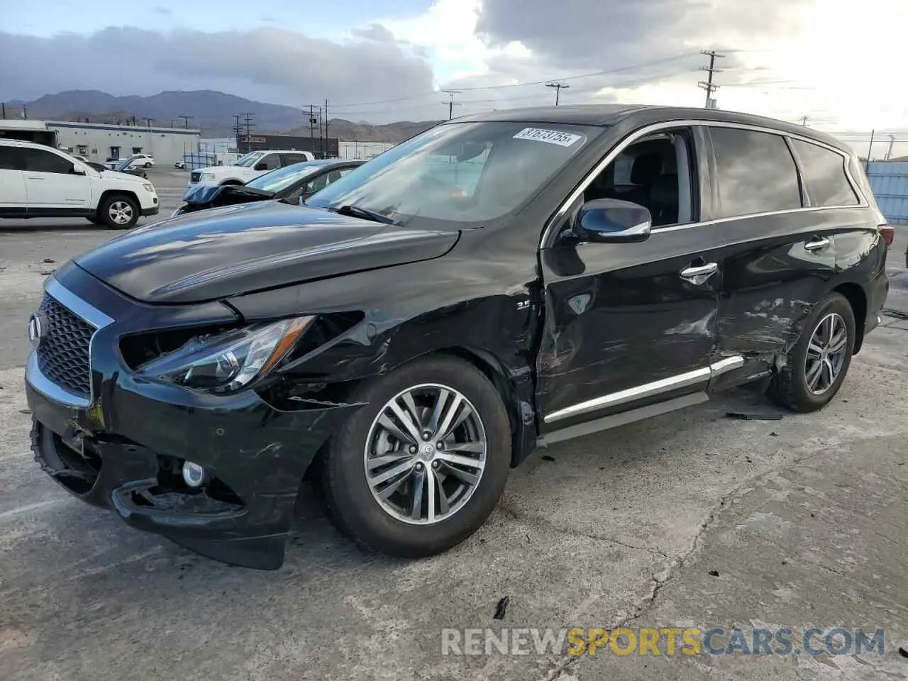 1 Photograph of a damaged car 5N1DL0MN3LC529293 INFINITI QX60 2020