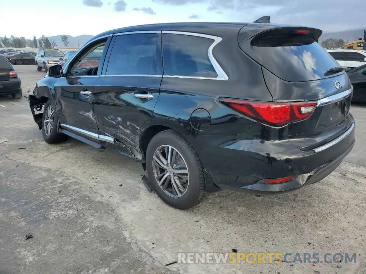 2 Photograph of a damaged car 5N1DL0MN3LC529293 INFINITI QX60 2020