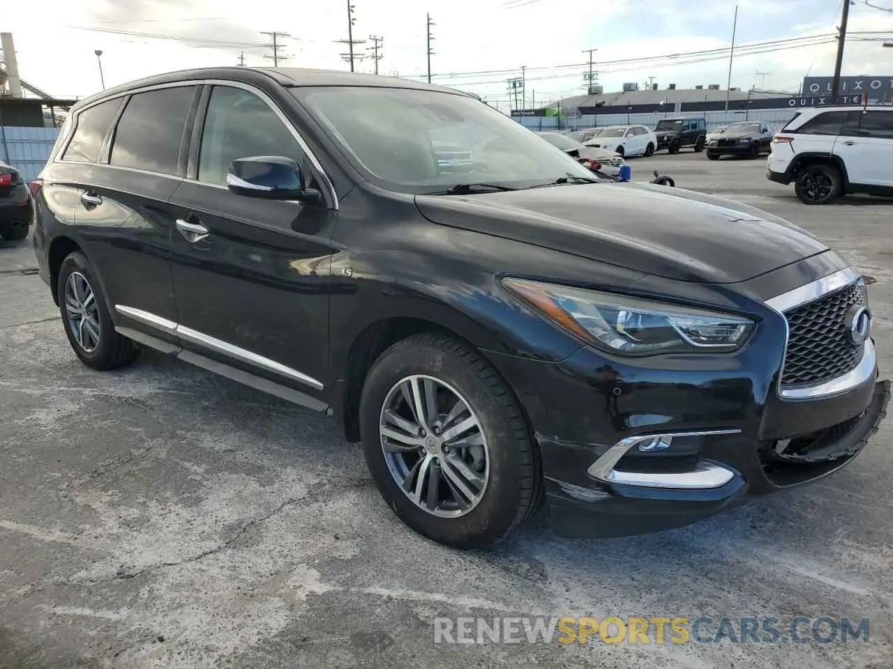 4 Photograph of a damaged car 5N1DL0MN3LC529293 INFINITI QX60 2020