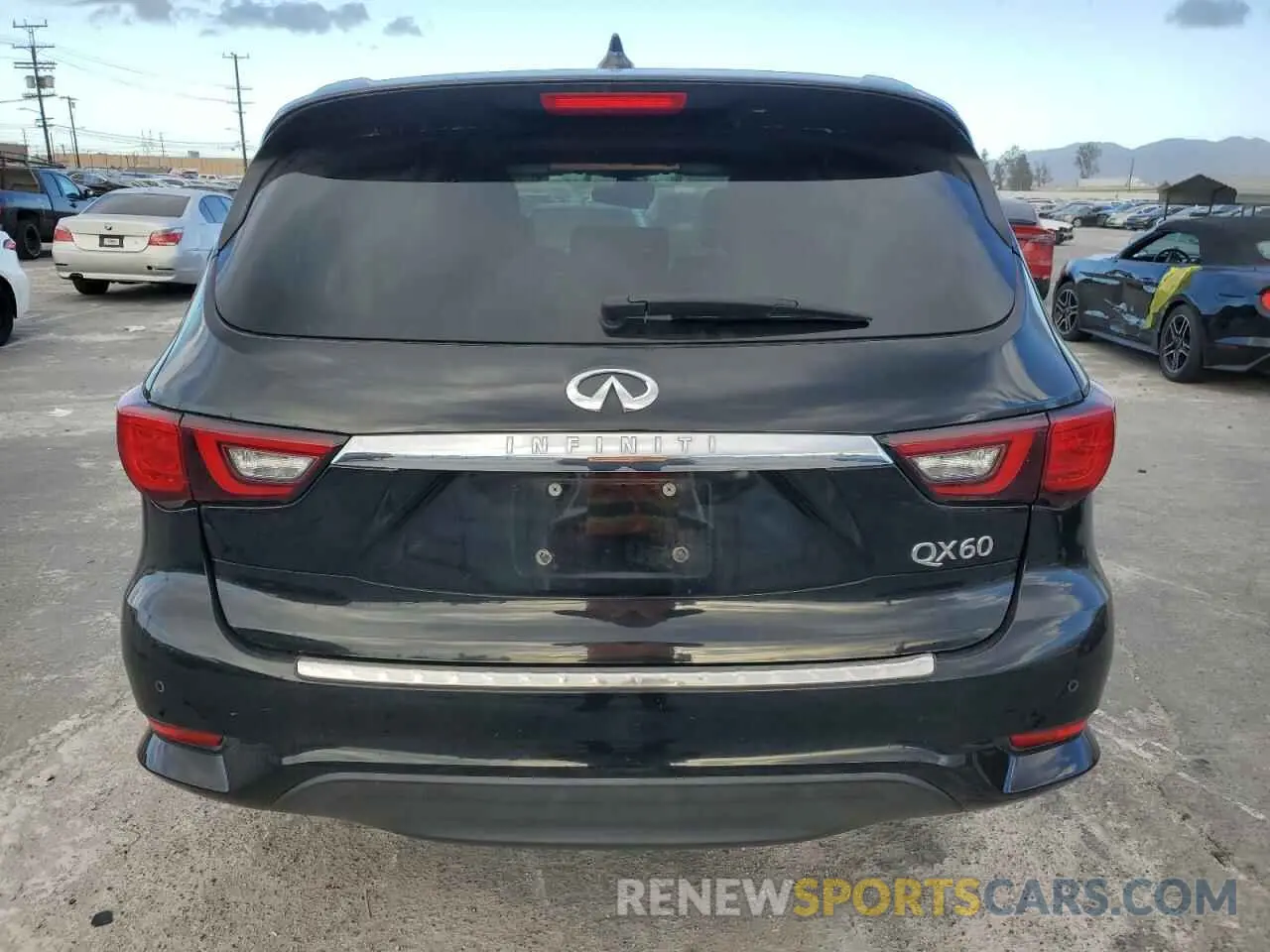 6 Photograph of a damaged car 5N1DL0MN3LC529293 INFINITI QX60 2020