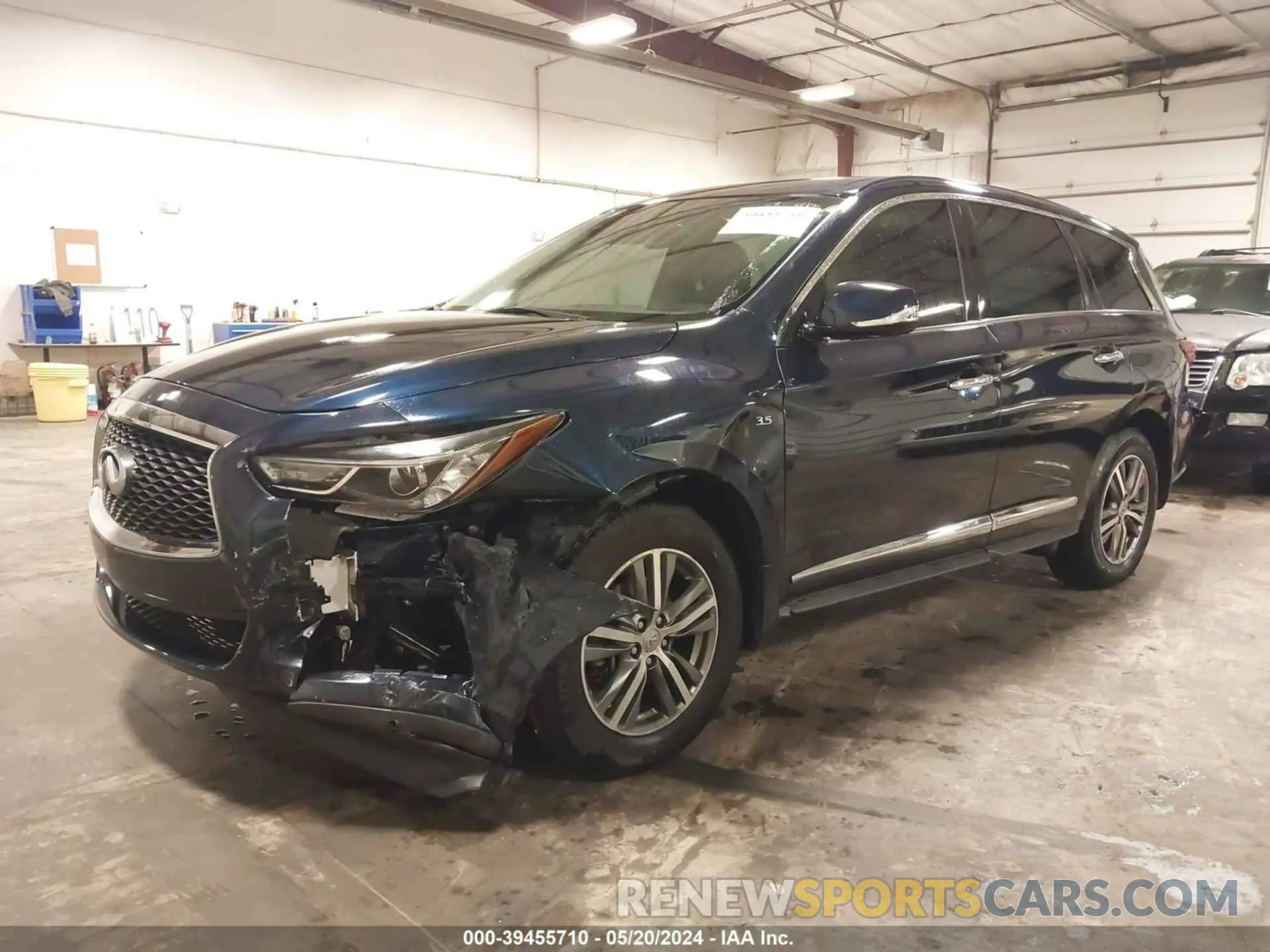 2 Photograph of a damaged car 5N1DL0MN4LC516679 INFINITI QX60 2020