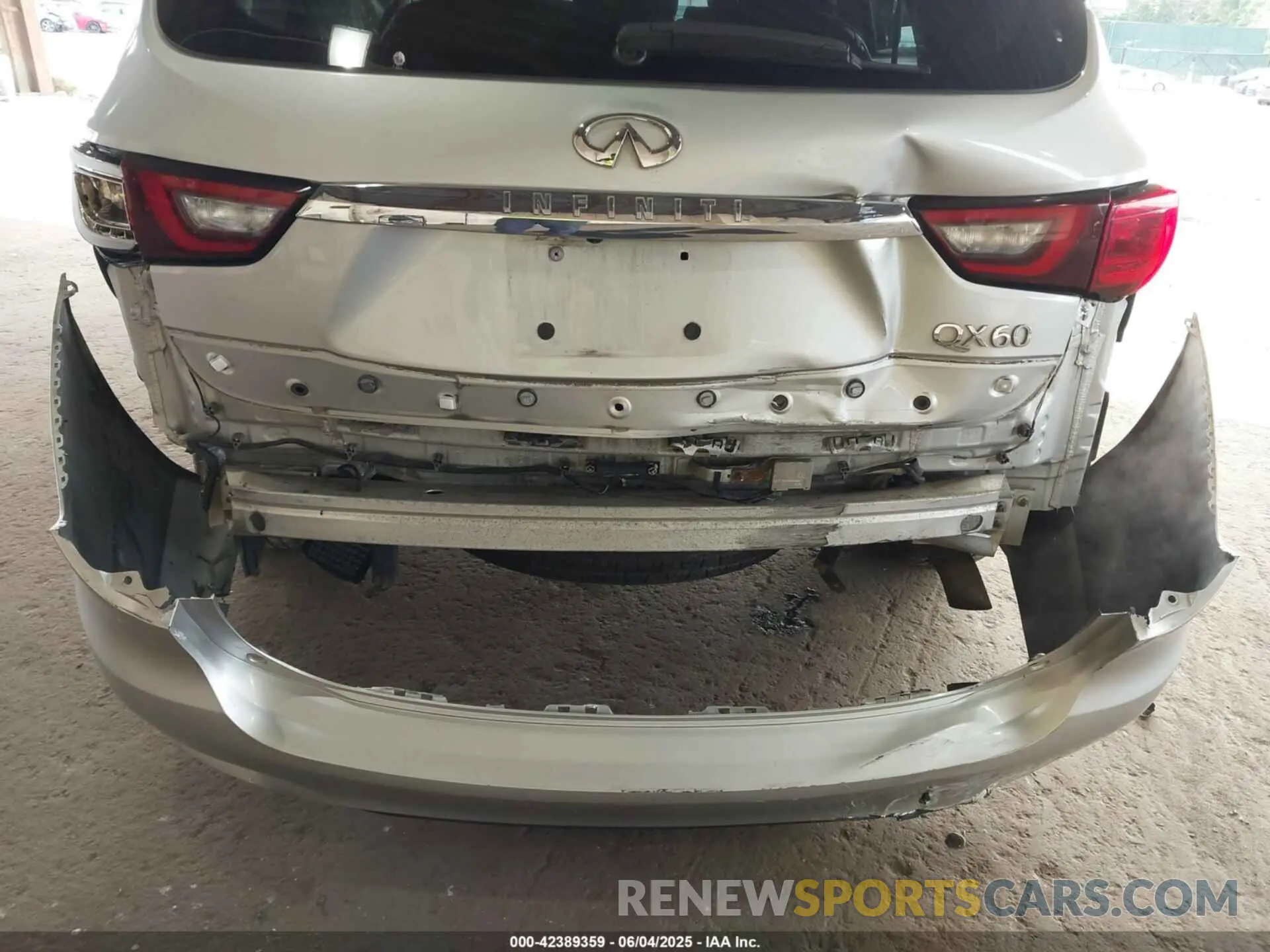 6 Photograph of a damaged car 5N1DL0MN4LC531229 INFINITI QX60 2020