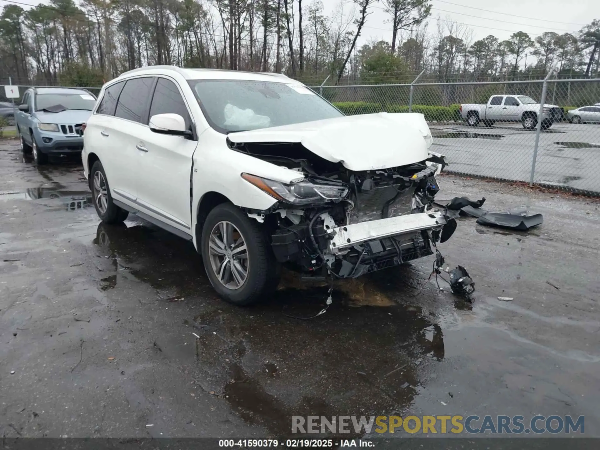1 Photograph of a damaged car 5N1DL0MN4LC541775 INFINITI QX60 2020