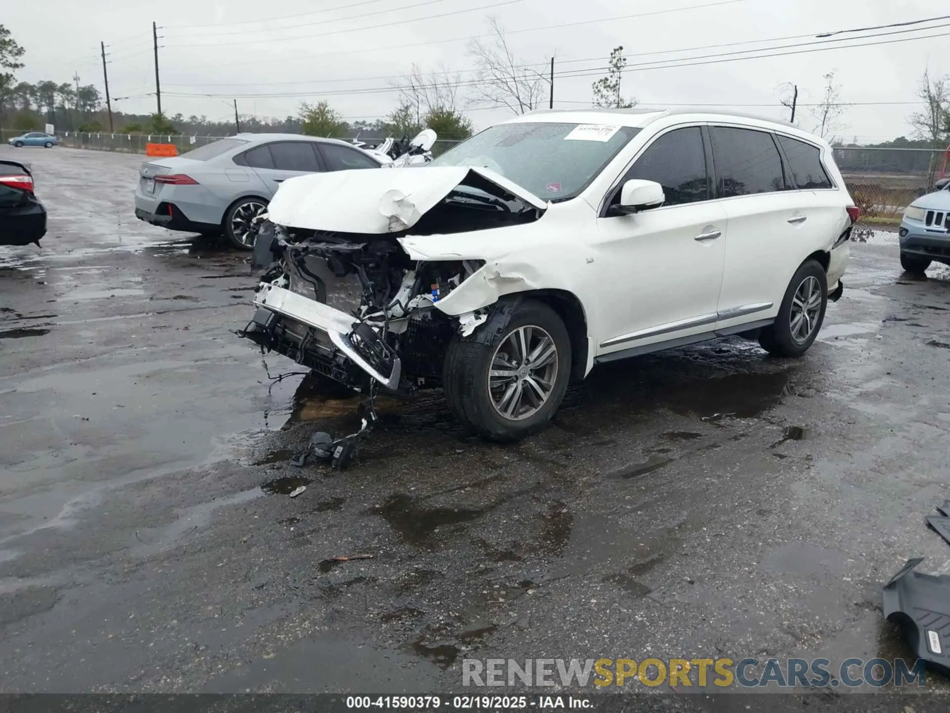 2 Photograph of a damaged car 5N1DL0MN4LC541775 INFINITI QX60 2020