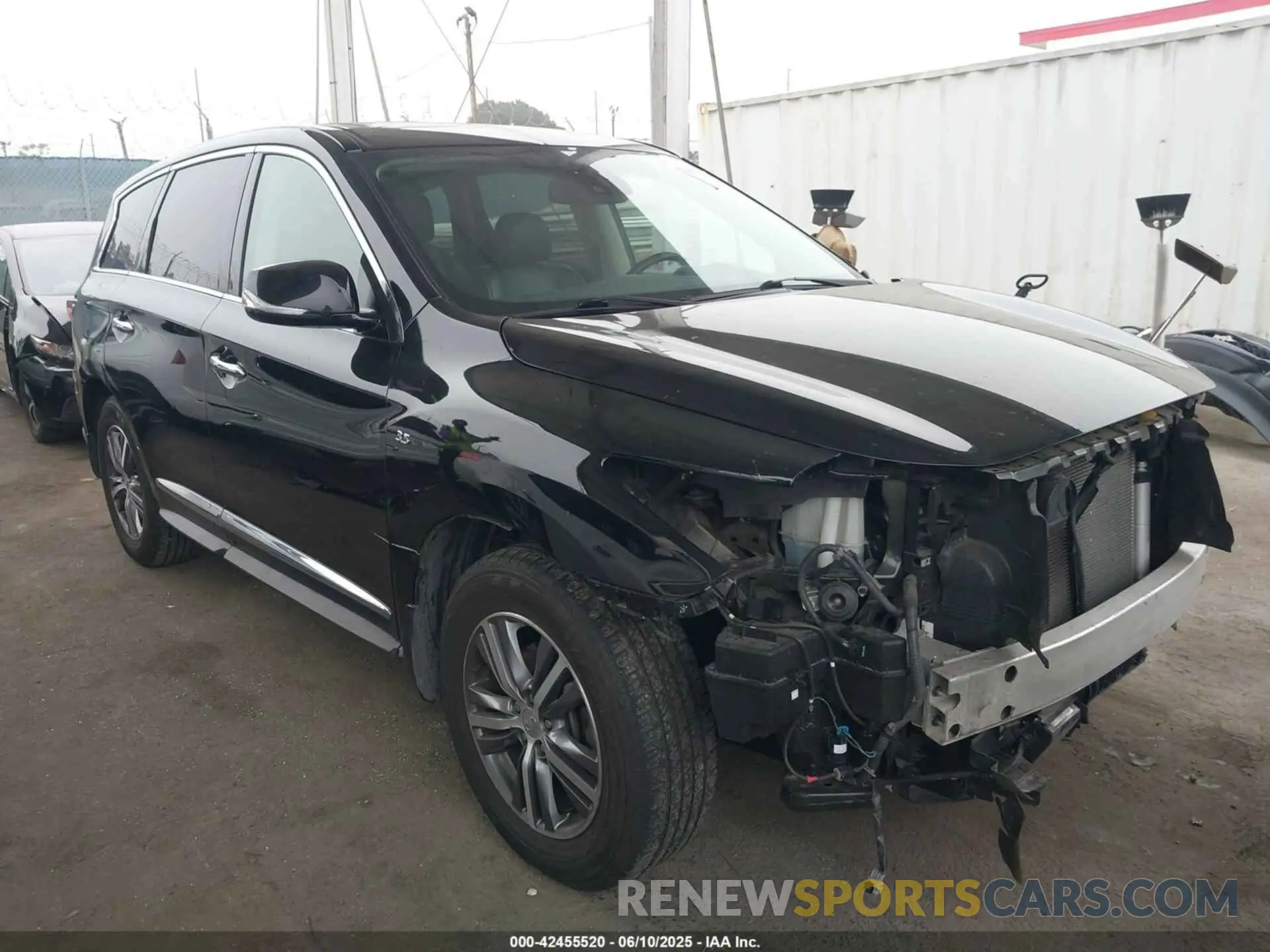 1 Photograph of a damaged car 5N1DL0MN5LC504329 INFINITI QX60 2020