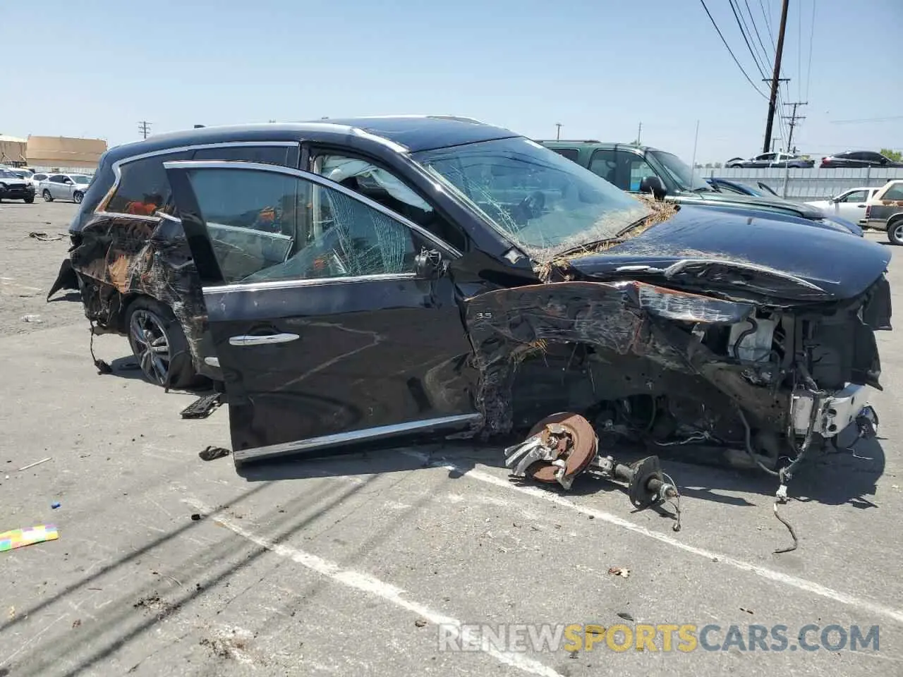 4 Photograph of a damaged car 5N1DL0MN5LC506307 INFINITI QX60 2020