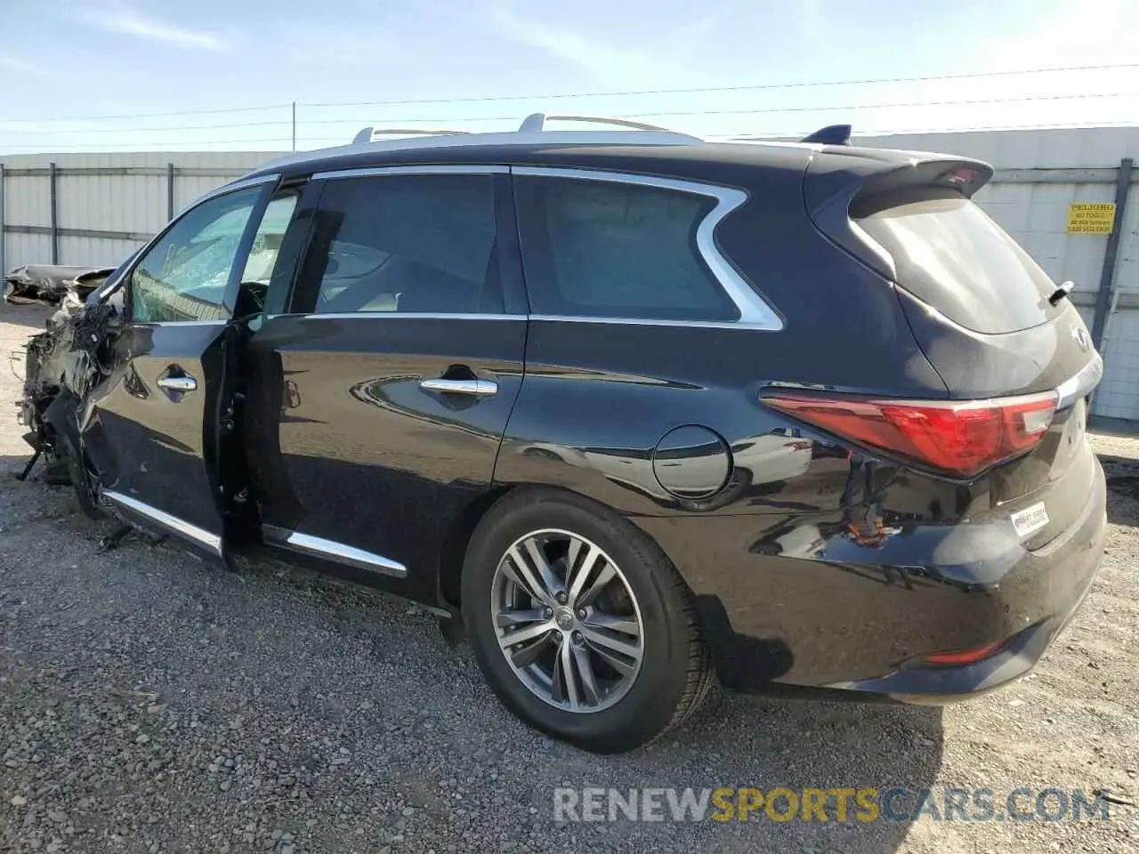 2 Photograph of a damaged car 5N1DL0MN7LC515218 INFINITI QX60 2020