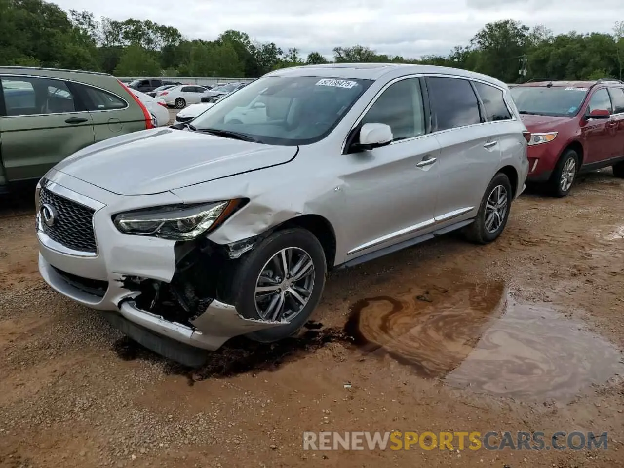 1 Photograph of a damaged car 5N1DL0MN7LC521312 INFINITI QX60 2020