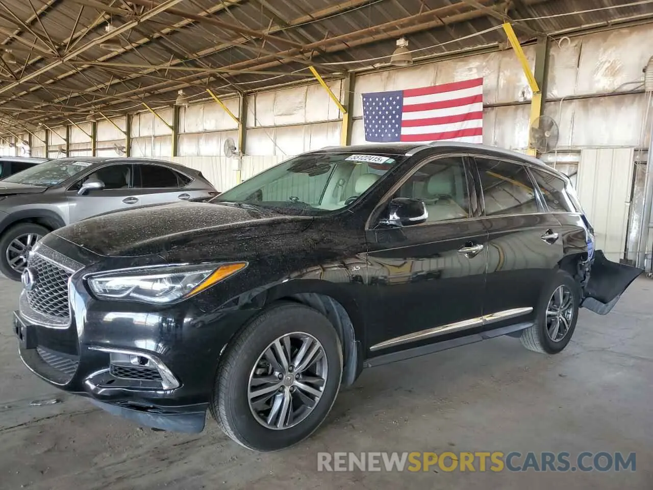1 Photograph of a damaged car 5N1DL0MN7LC522993 INFINITI QX60 2020
