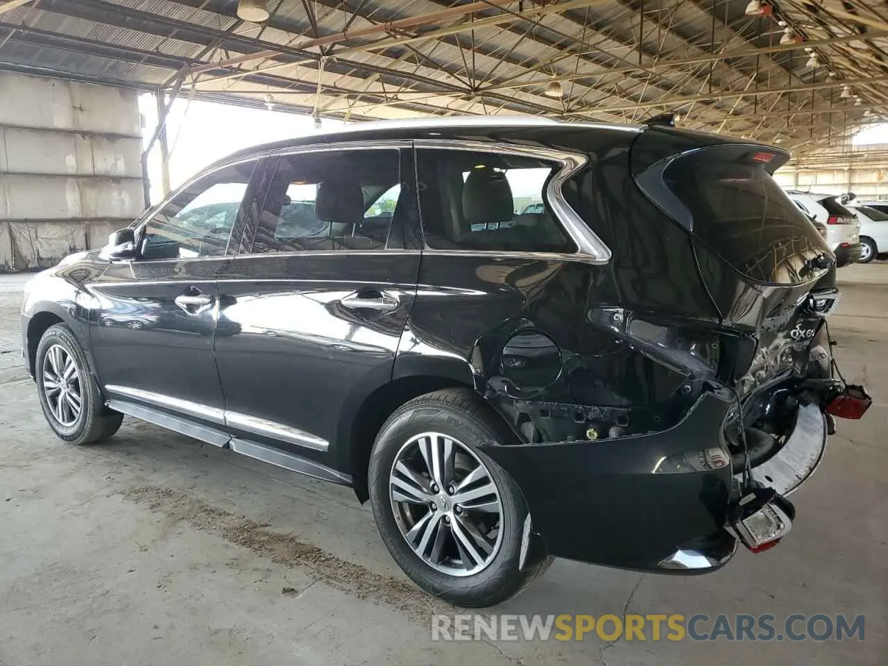 2 Photograph of a damaged car 5N1DL0MN7LC522993 INFINITI QX60 2020