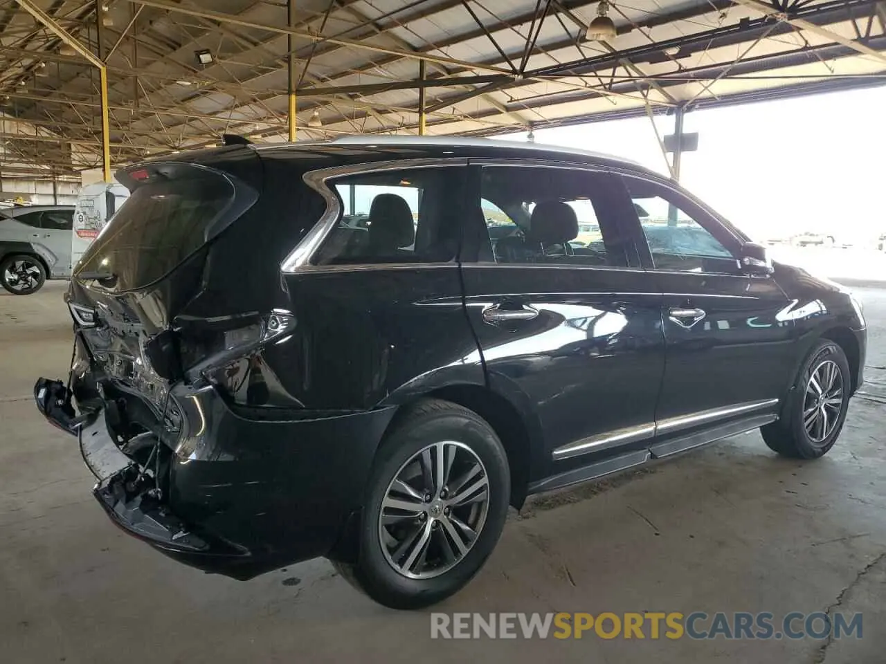 3 Photograph of a damaged car 5N1DL0MN7LC522993 INFINITI QX60 2020
