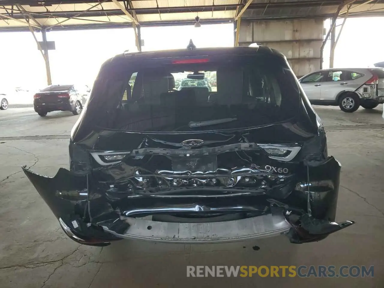 6 Photograph of a damaged car 5N1DL0MN7LC522993 INFINITI QX60 2020