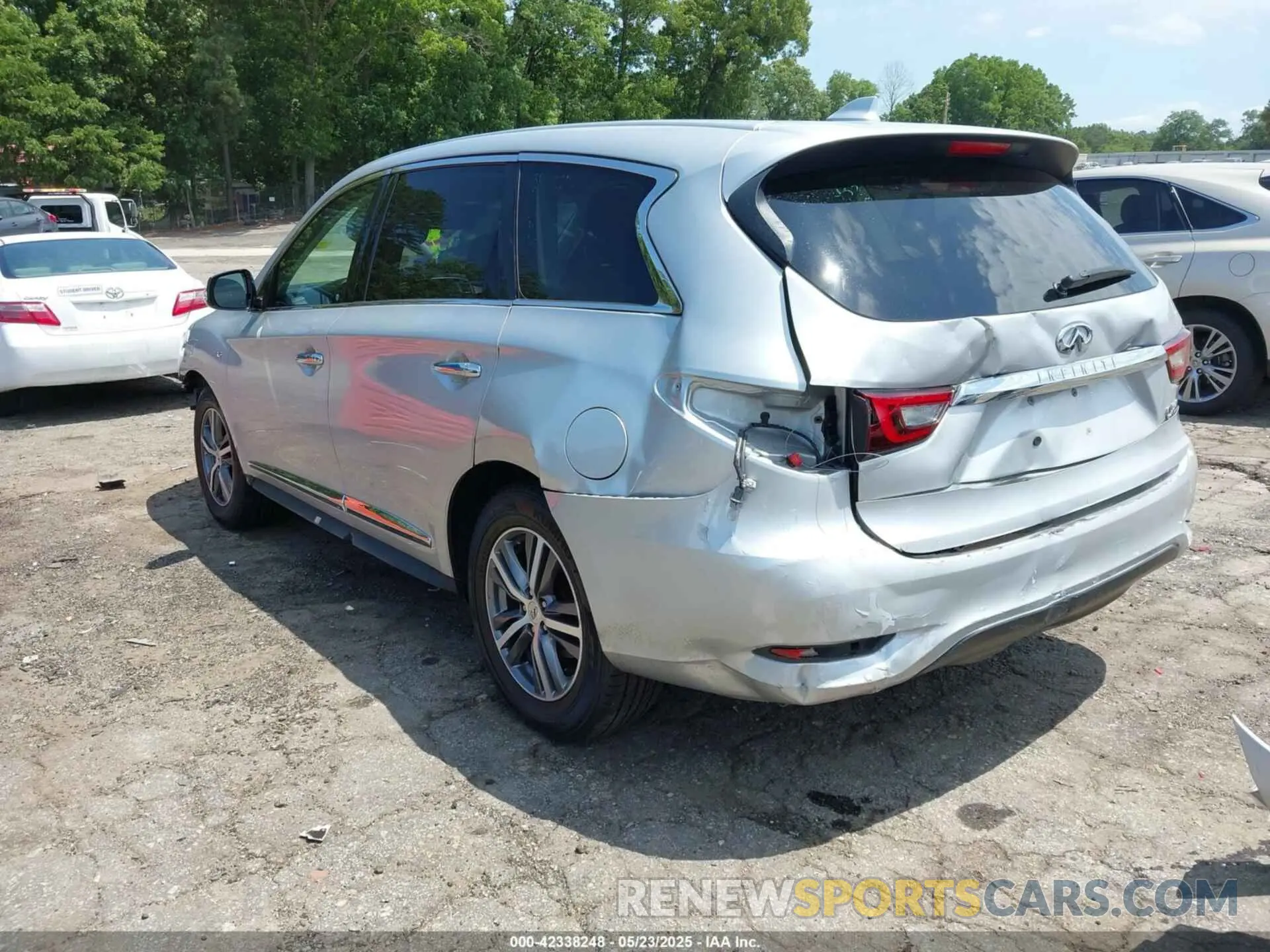 3 Photograph of a damaged car 5N1DL0MN7LC529460 INFINITI QX60 2020
