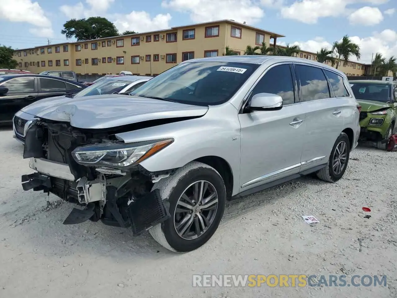 1 Photograph of a damaged car 5N1DL0MN9LC527838 INFINITI QX60 2020