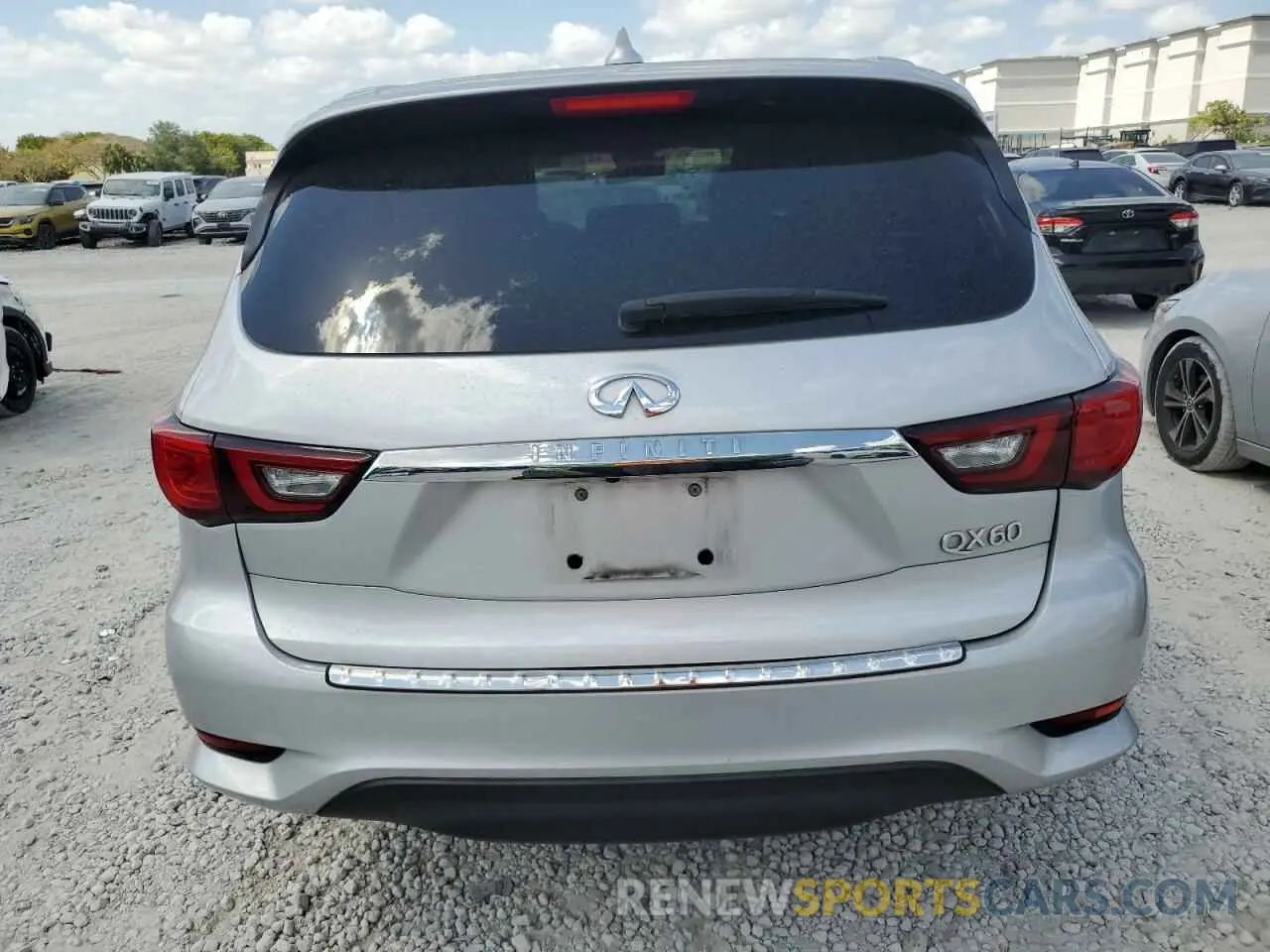 6 Photograph of a damaged car 5N1DL0MN9LC527838 INFINITI QX60 2020