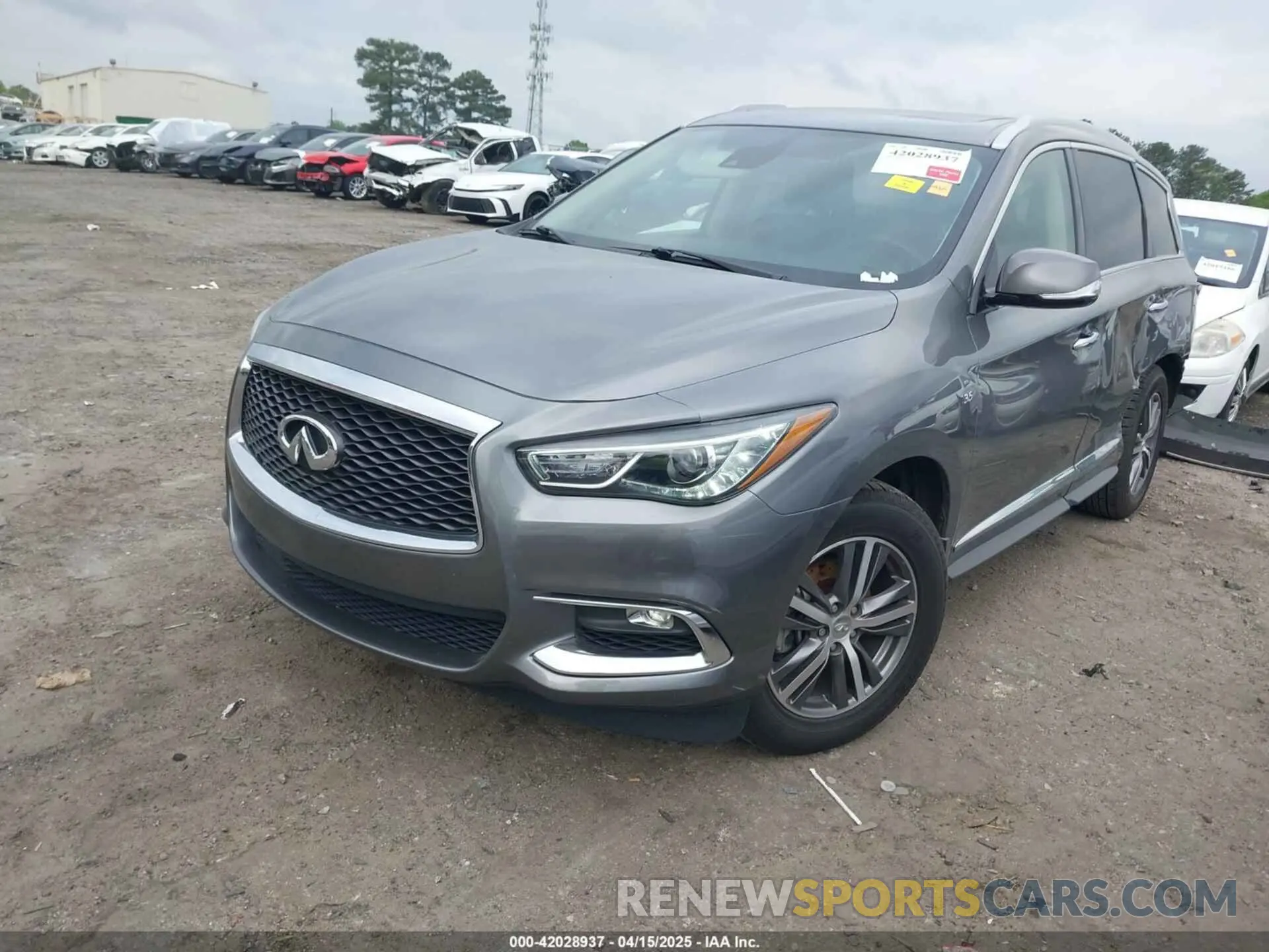 2 Photograph of a damaged car 5N1DL0MN9LC538922 INFINITI QX60 2020