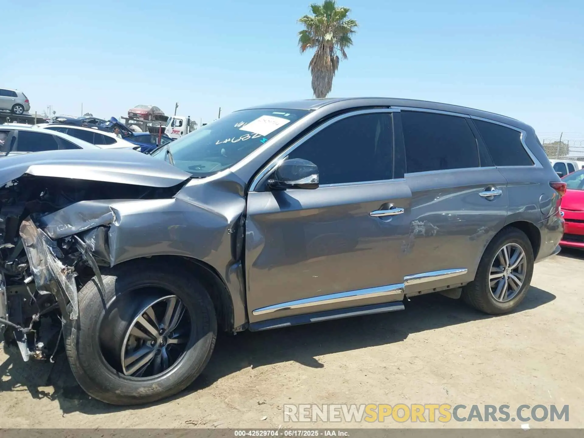 13 Photograph of a damaged car 5N1DL0MNXLC506142 INFINITI QX60 2020